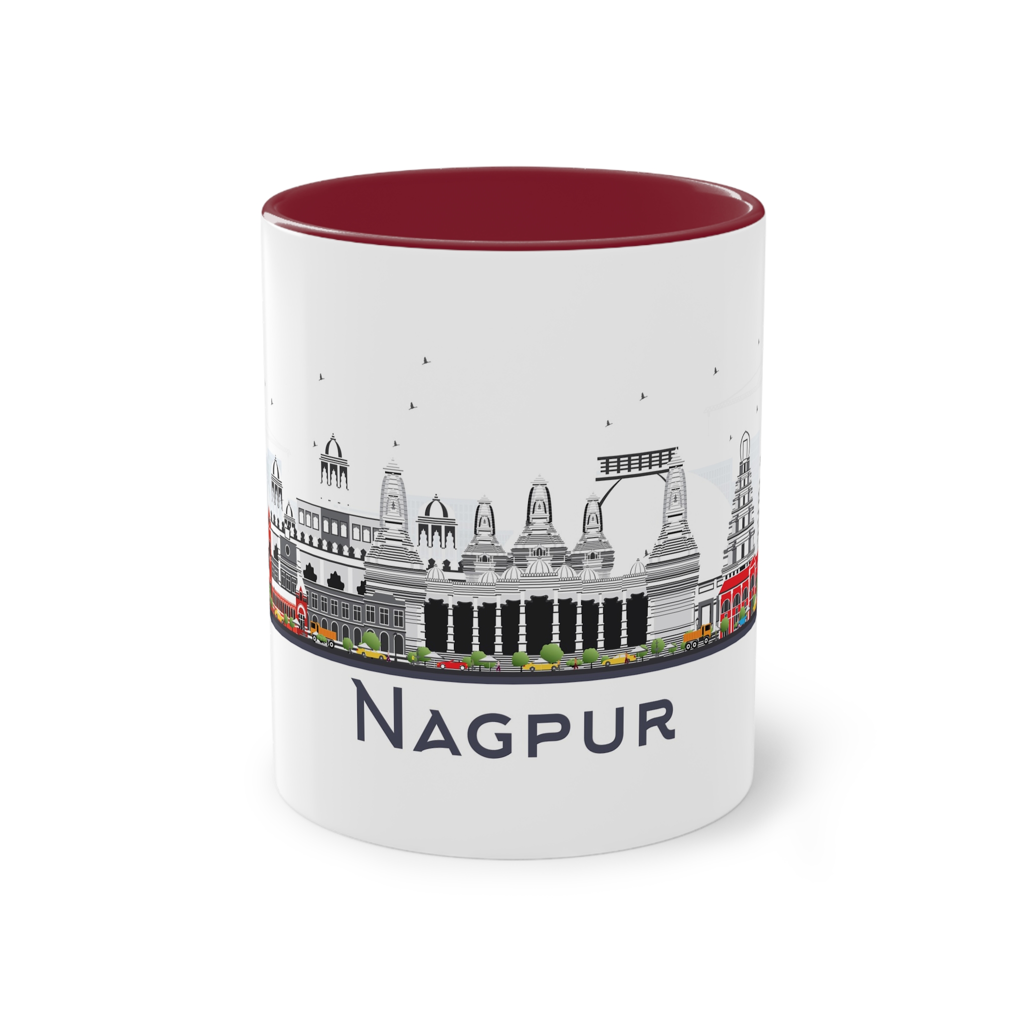 Nagpur Isolated Two Tone Coffee Mug 11oz - Image 5