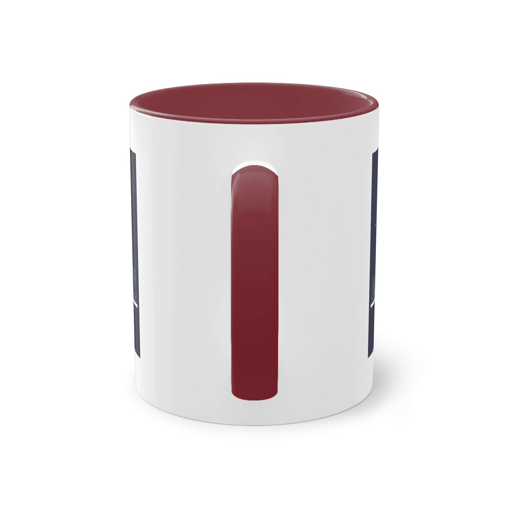 Montreal Outline Inverse Two Tone Coffee Mug 11oz - Image 6