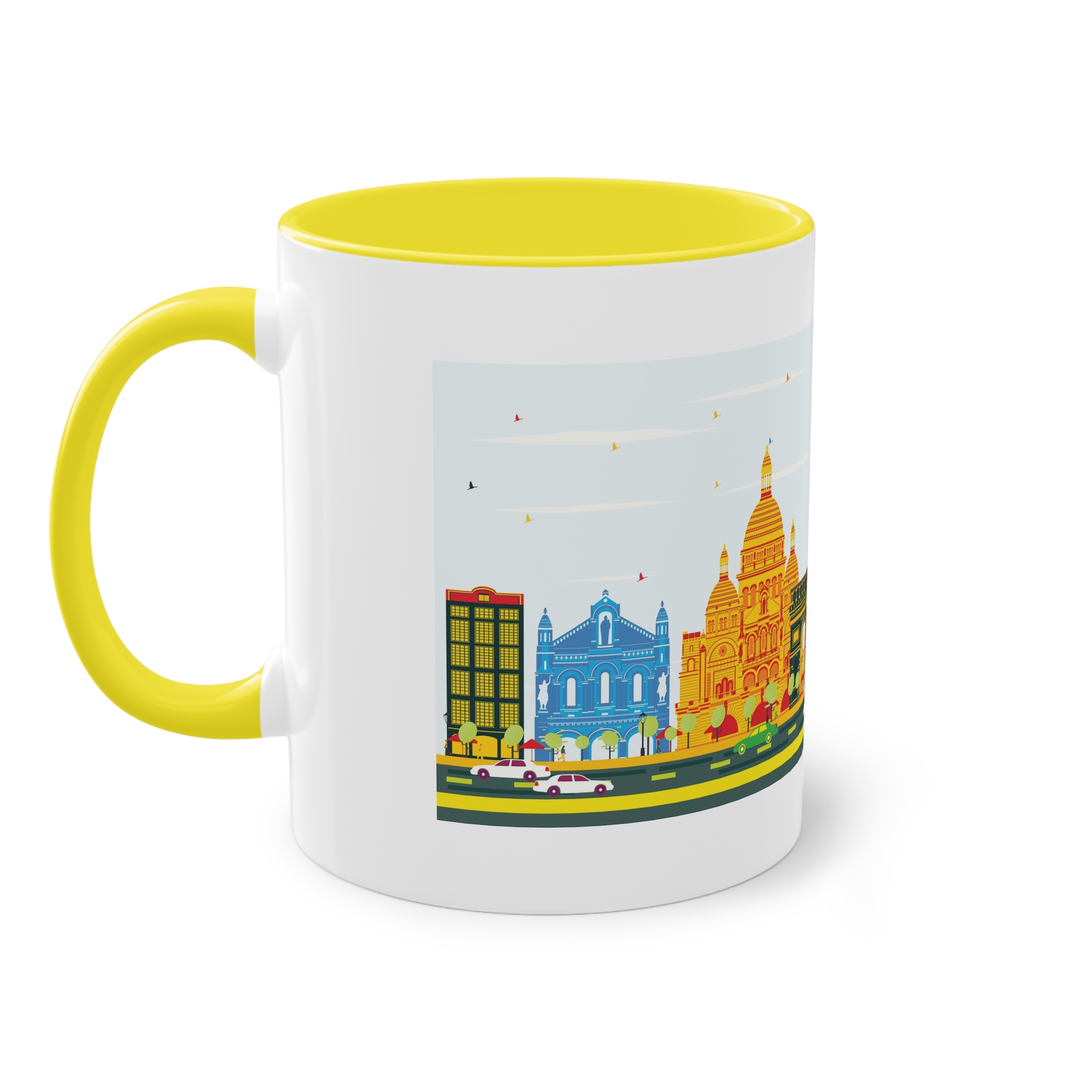 Paris Color Two Tone Coffee Mug 11oz - Image 23