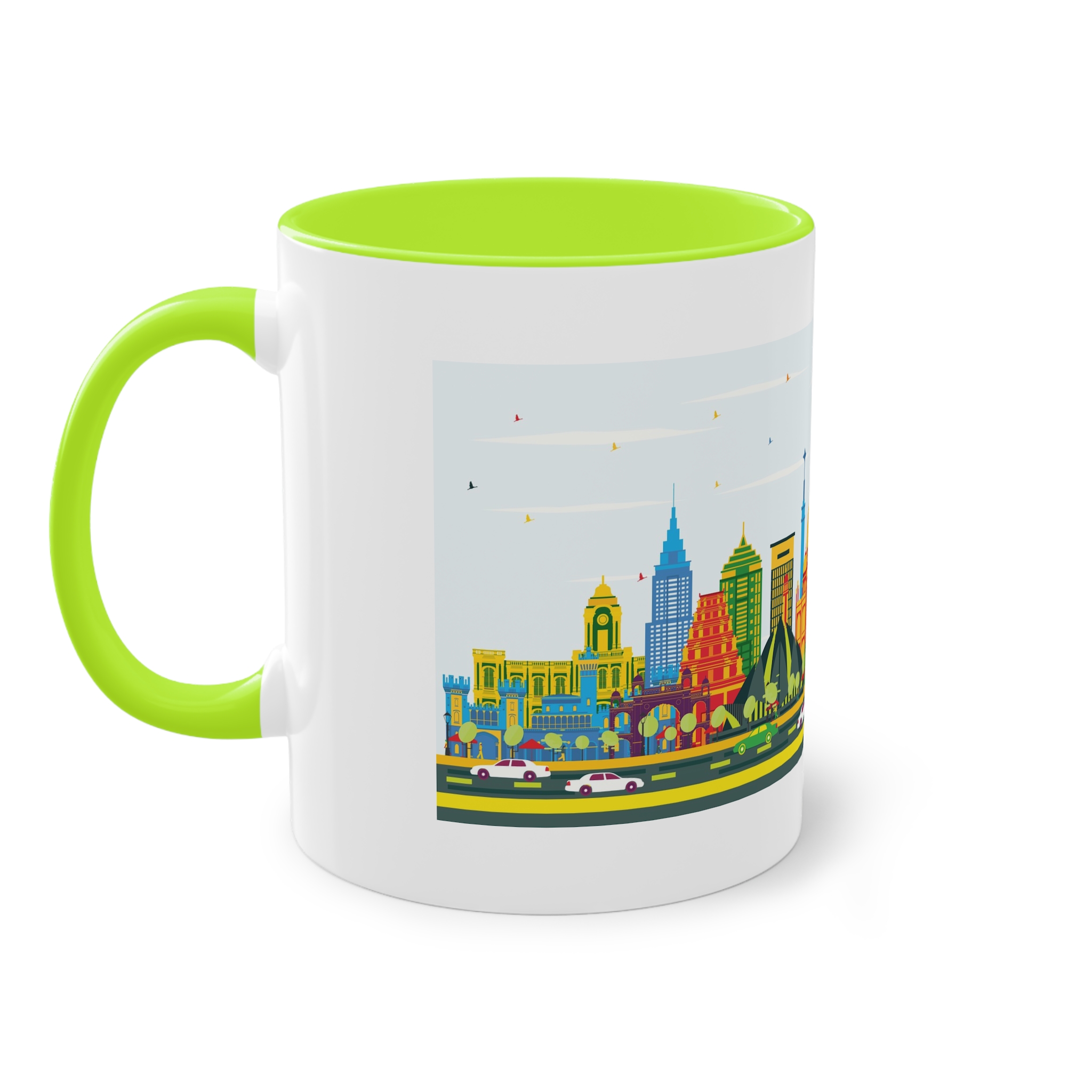 India Color Two Tone Coffee Mug 11oz - Image 27