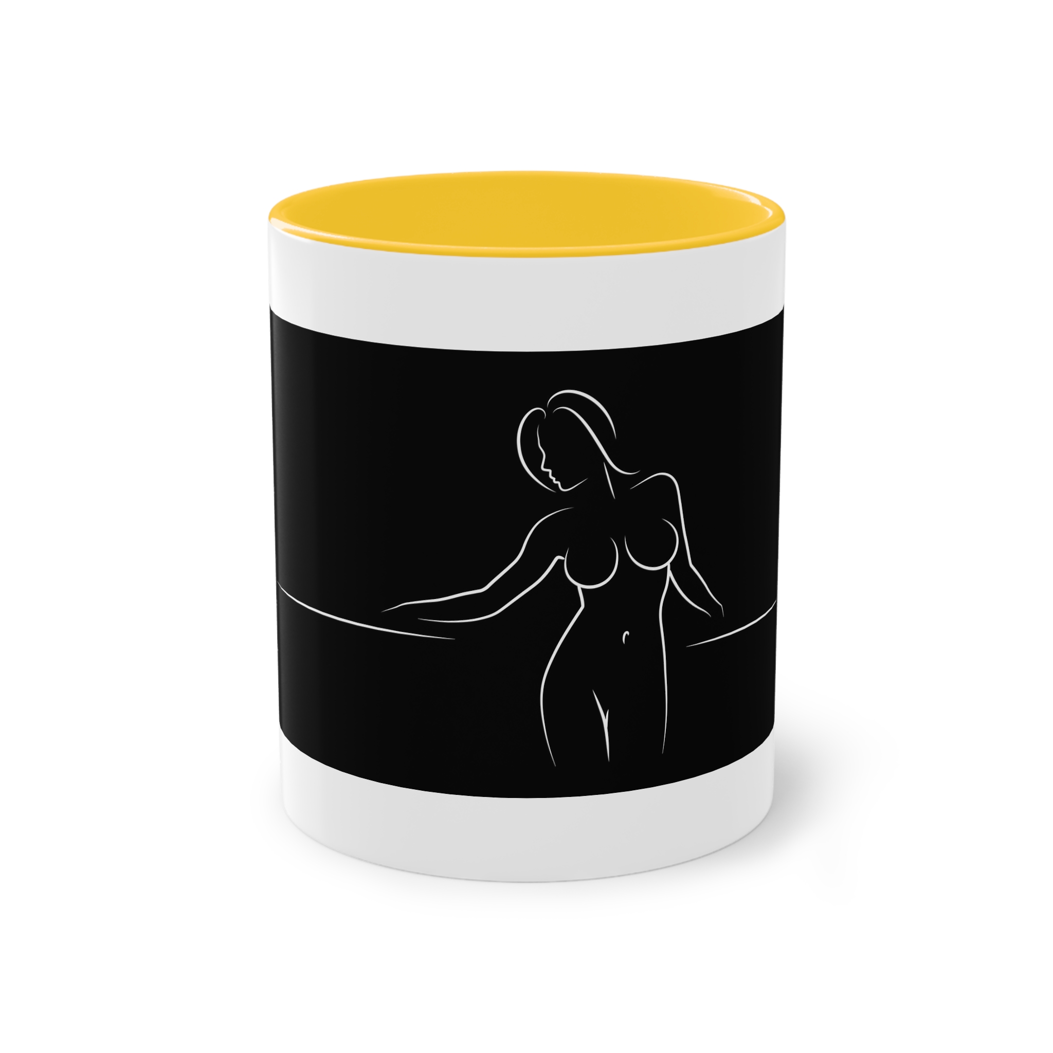 Alines Black Censor Two Tone Coffee Mug 11oz - Image 17