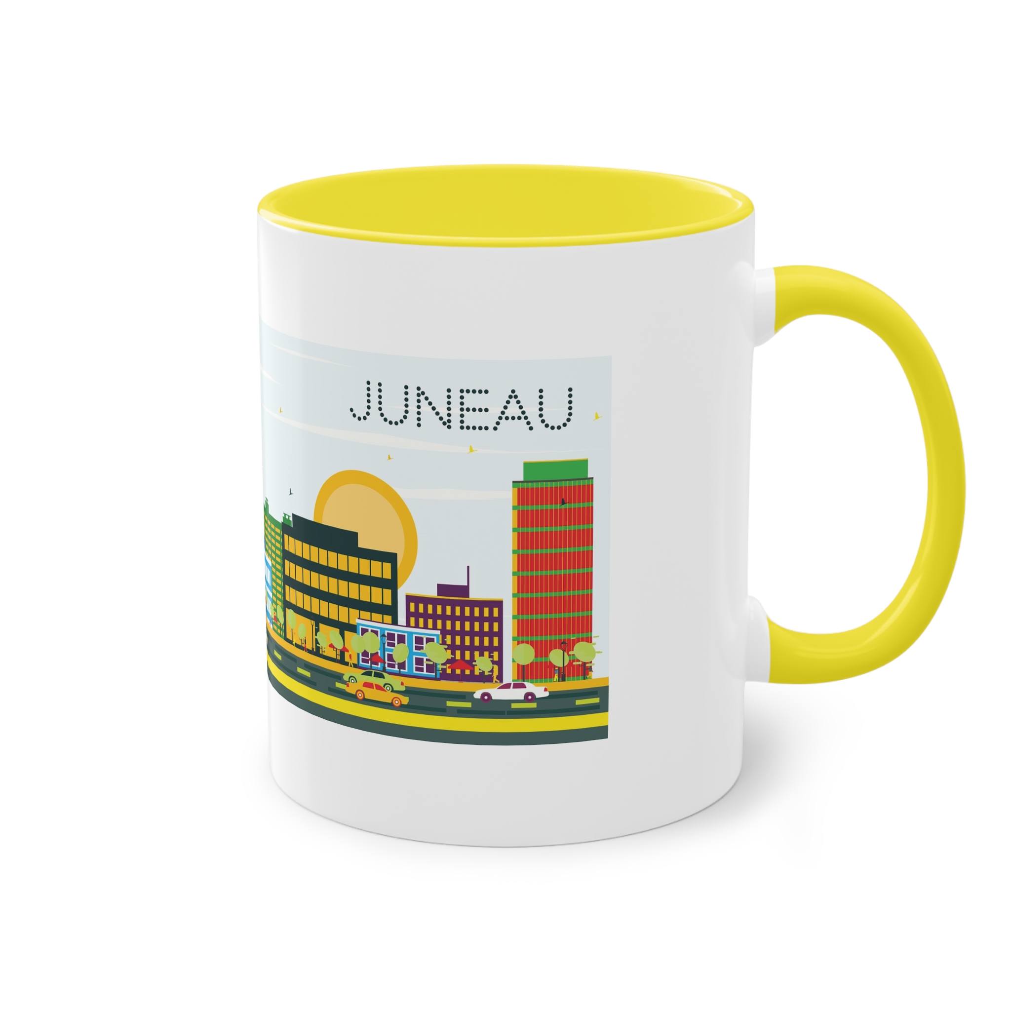 Juneau Color Two Tone Coffee Mug 11oz - Image 24