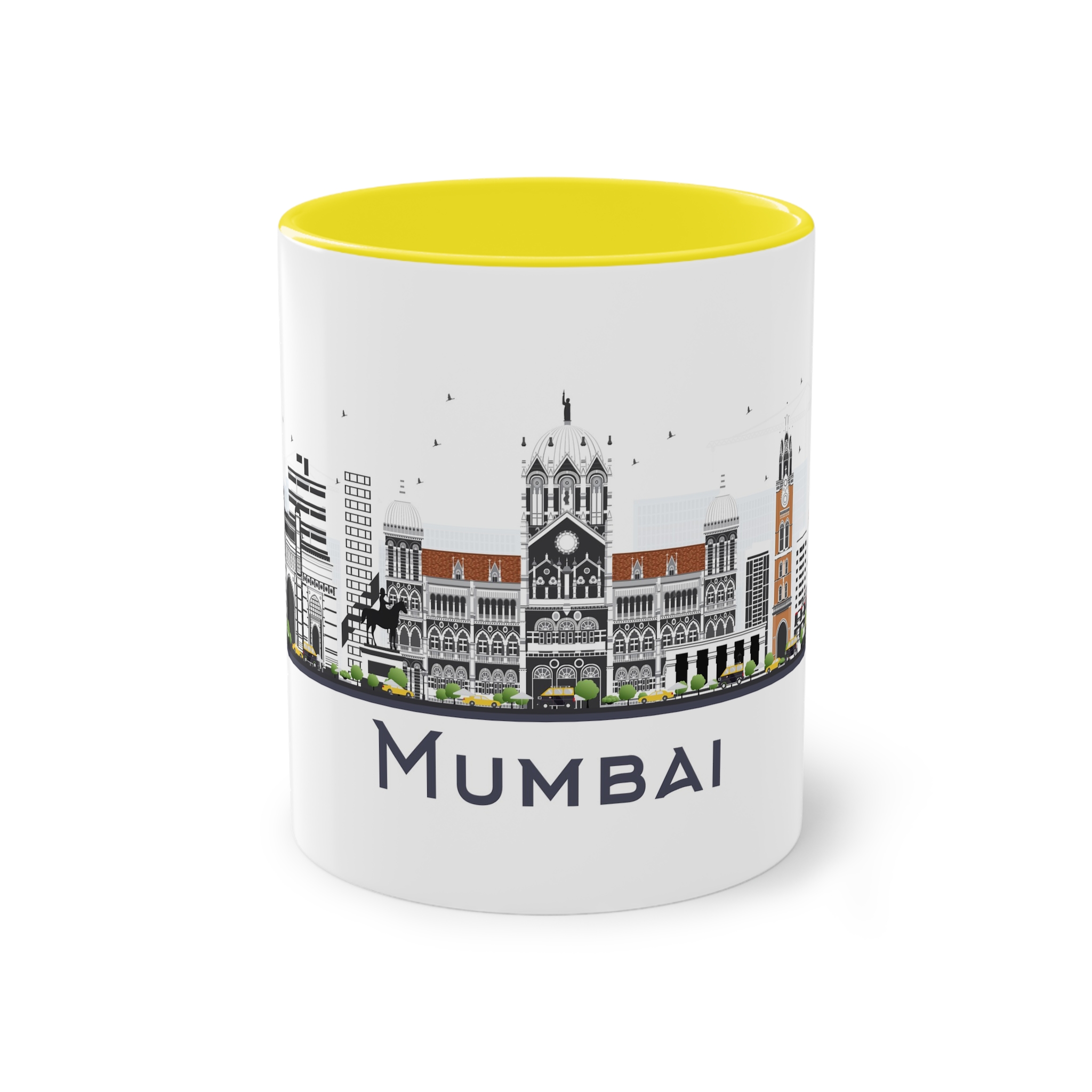 Mumbai Isolated Two Tone Coffee Mug 11oz - Image 21