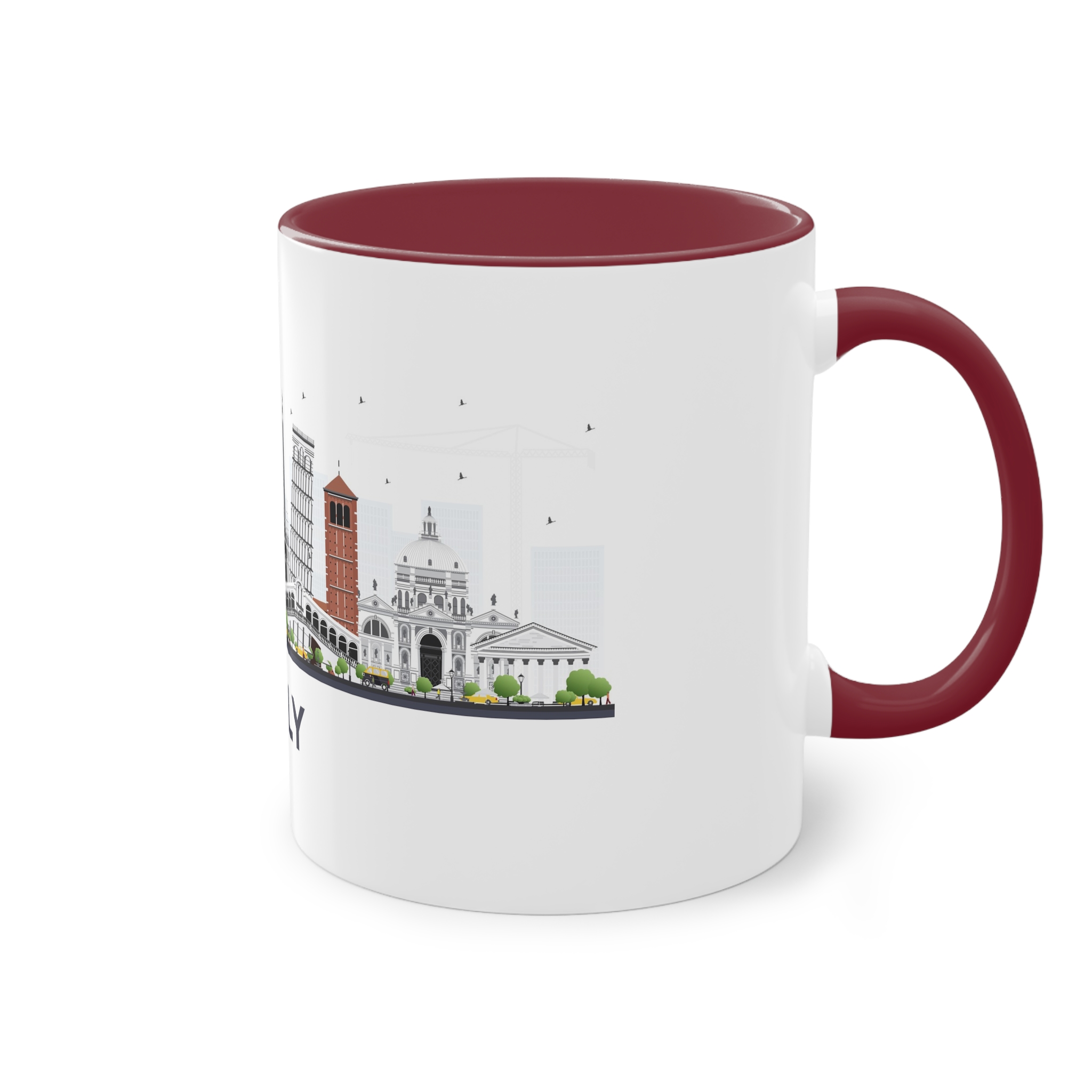 Italy Isolated Two Tone Coffee Mug 11oz - Image 8