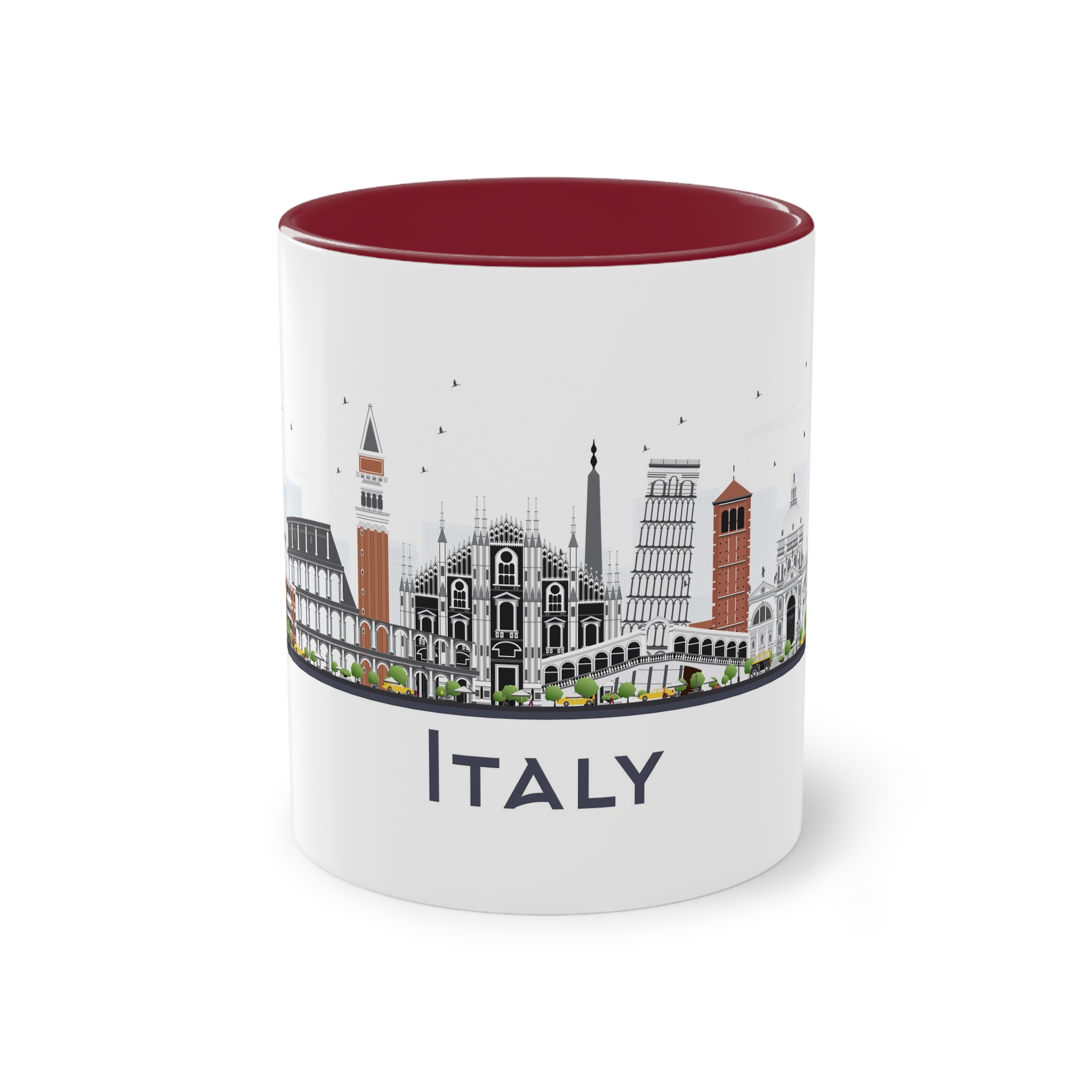 Italy Isolated Two Tone Coffee Mug 11oz - Image 5