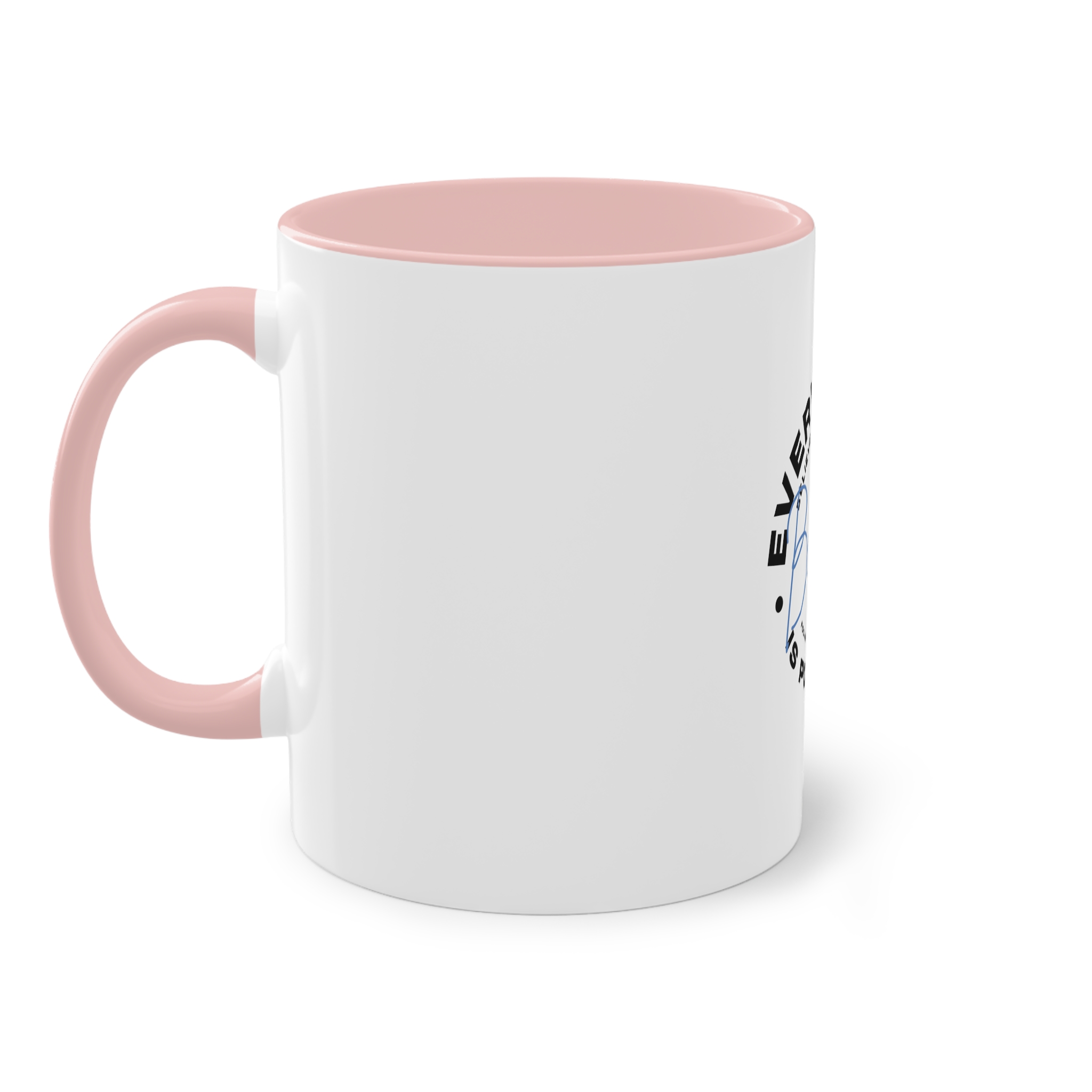 Believe Inspirational Typography Design Two Tone Coffee Mug 11oz - Image 47