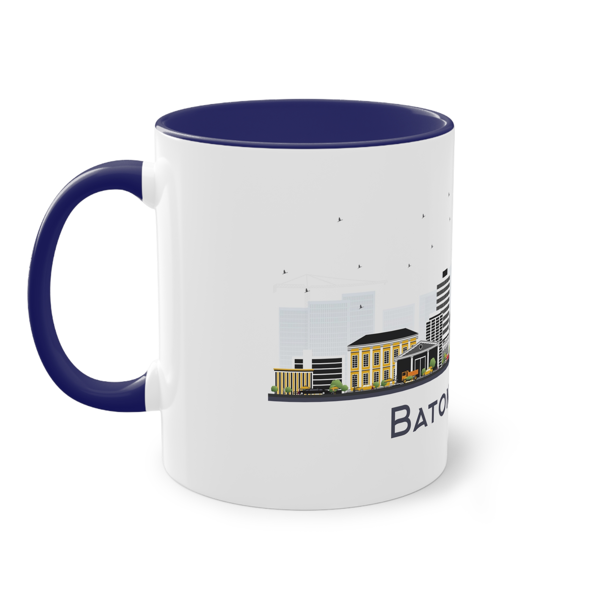 Baton Rouge Isolated Two Tone Coffee Mug 11oz - Image 43