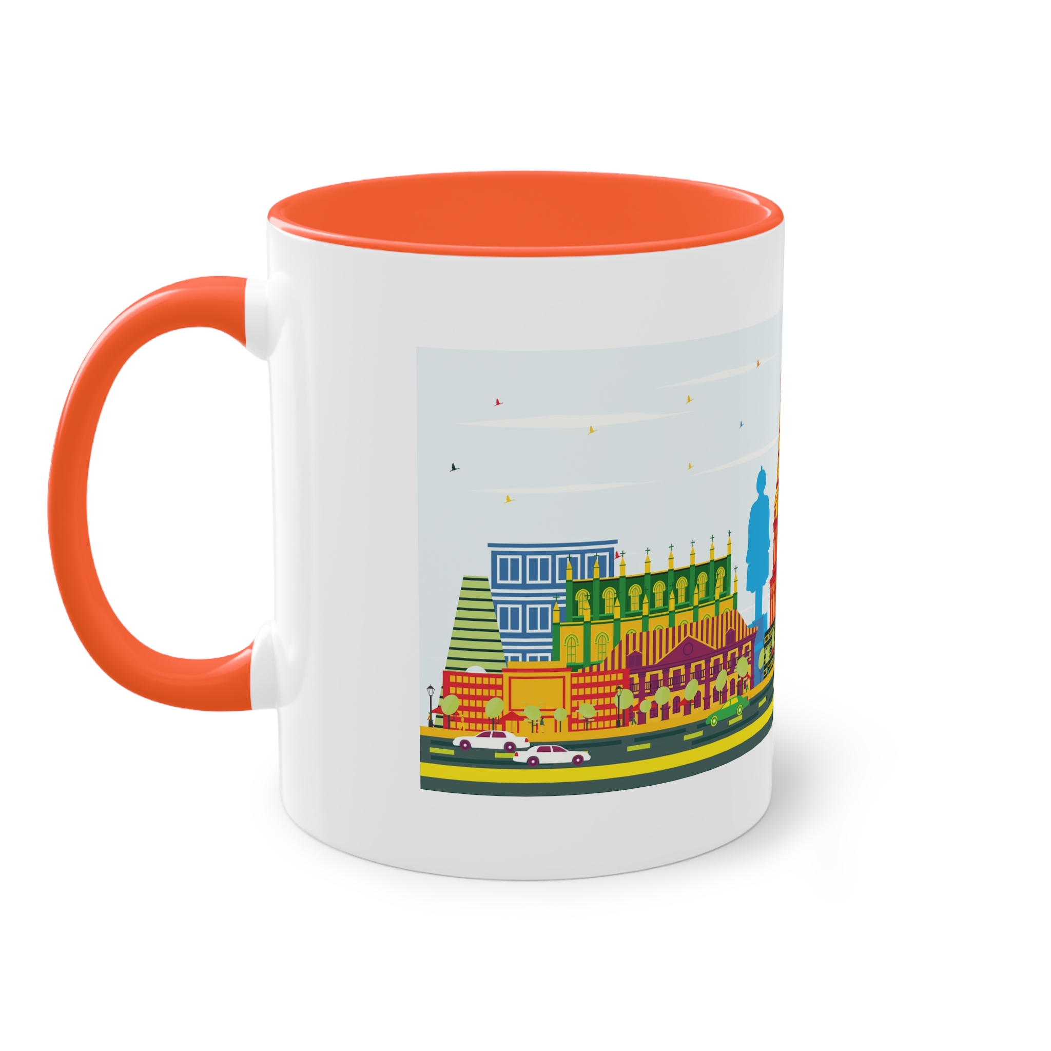 Visakhapatnam Color Two Tone Coffee Mug 11oz - Image 15