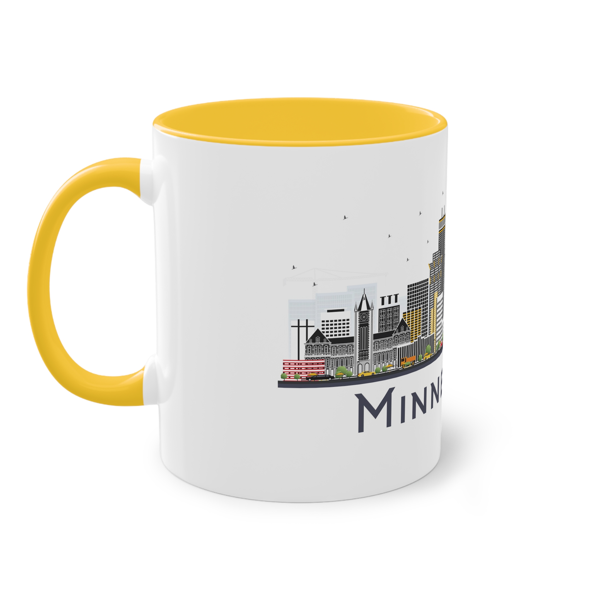 Minneapolis Isolated Two Tone Coffee Mug 11oz - Image 19