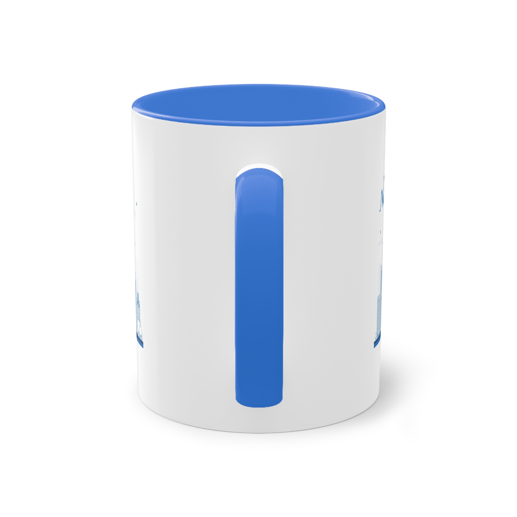 New York New Outline Two Tone Coffee Mug 11oz - Image 38