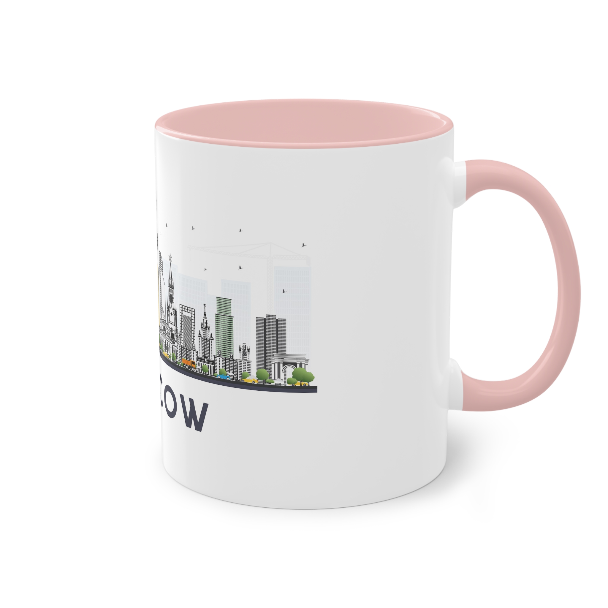 Moscow New Isolated Two Tone Coffee Mug 11oz - Image 48