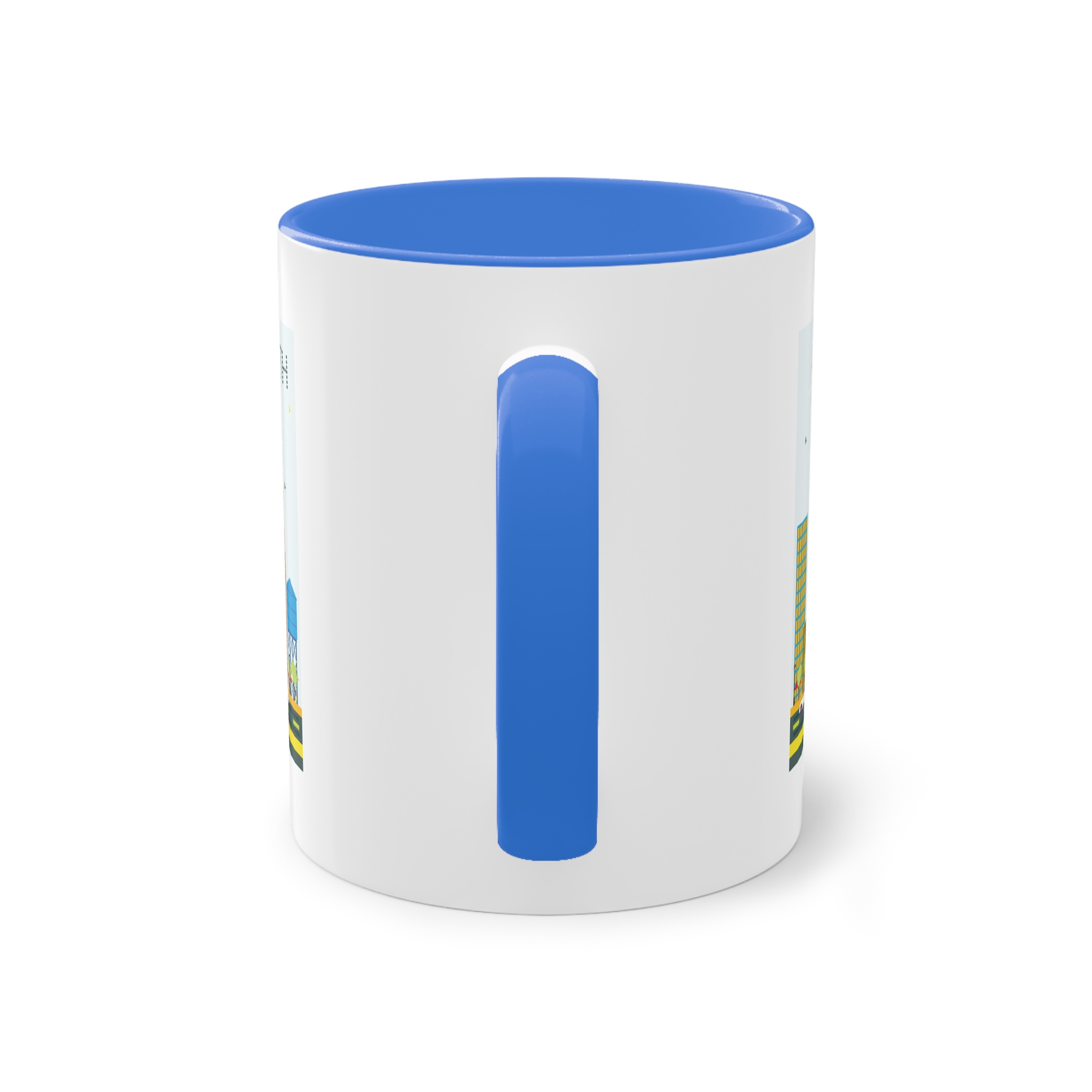 Fort Worth Color Two Tone Coffee Mug 11oz - Image 38