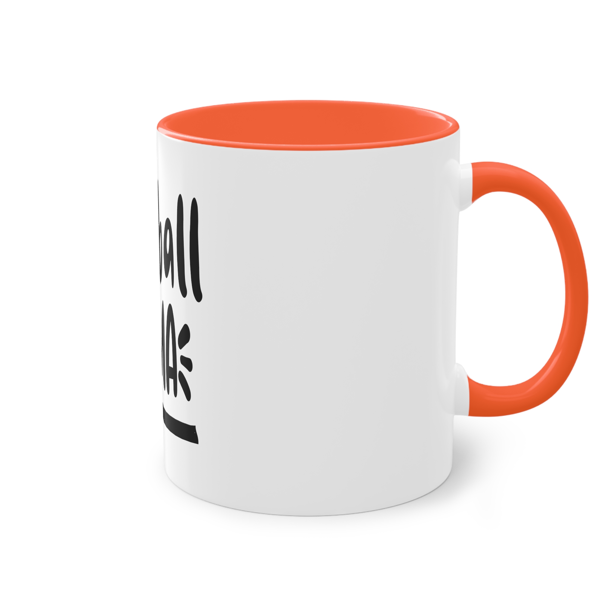 Baseball Mama 1 Two Tone Coffee Mug 11oz - Image 16