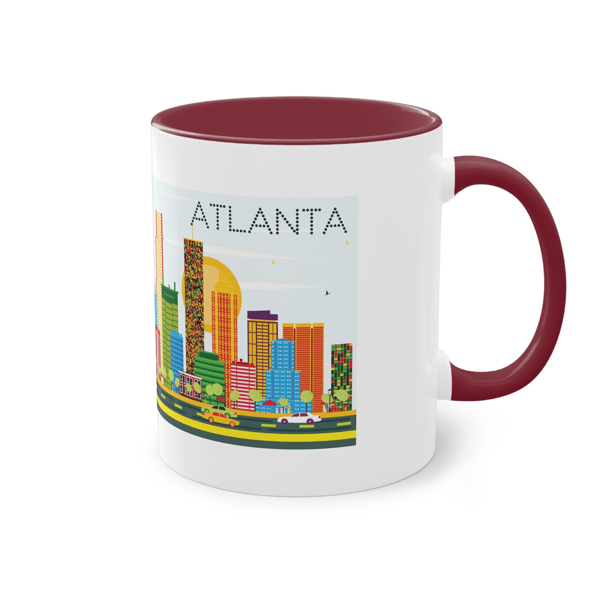 Atlanta Color Two Tone Coffee Mug 11oz - Image 8