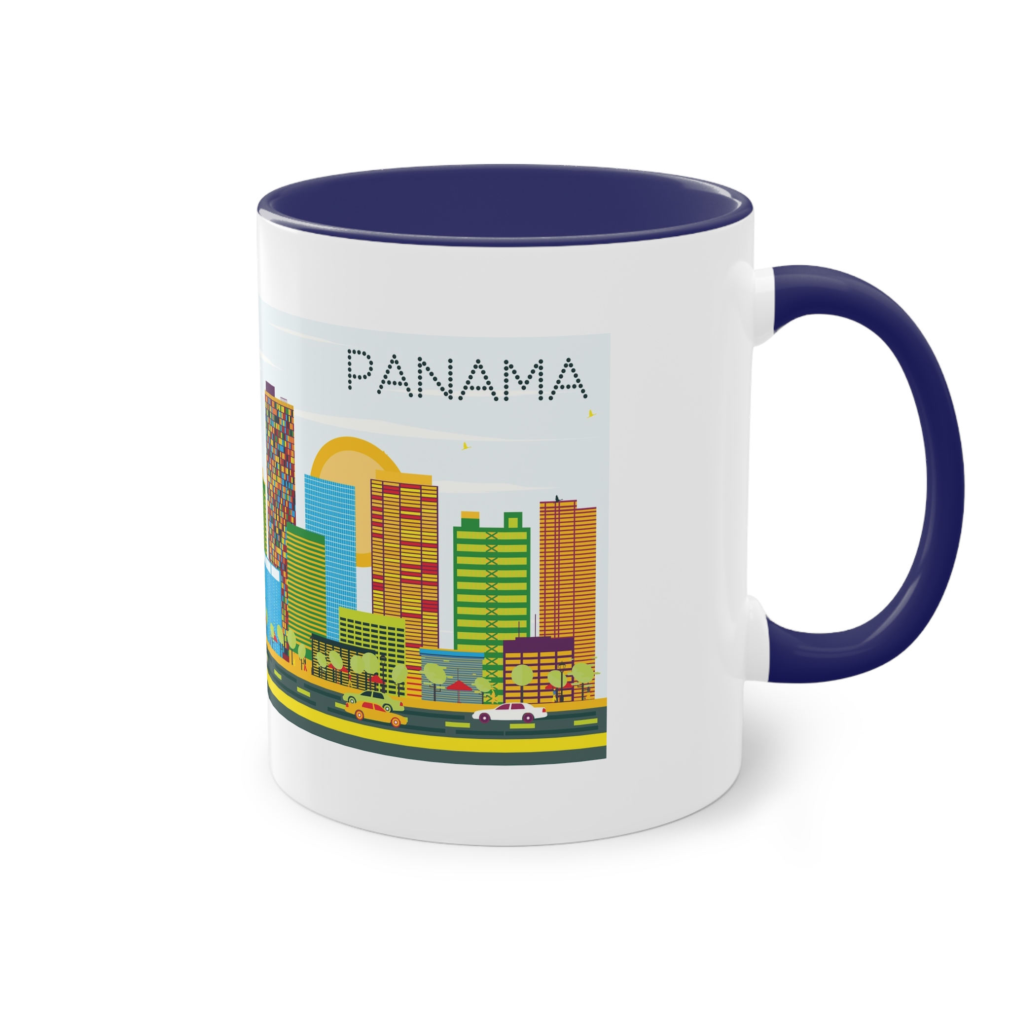 Panama Color Two Tone Coffee Mug 11oz - Image 44