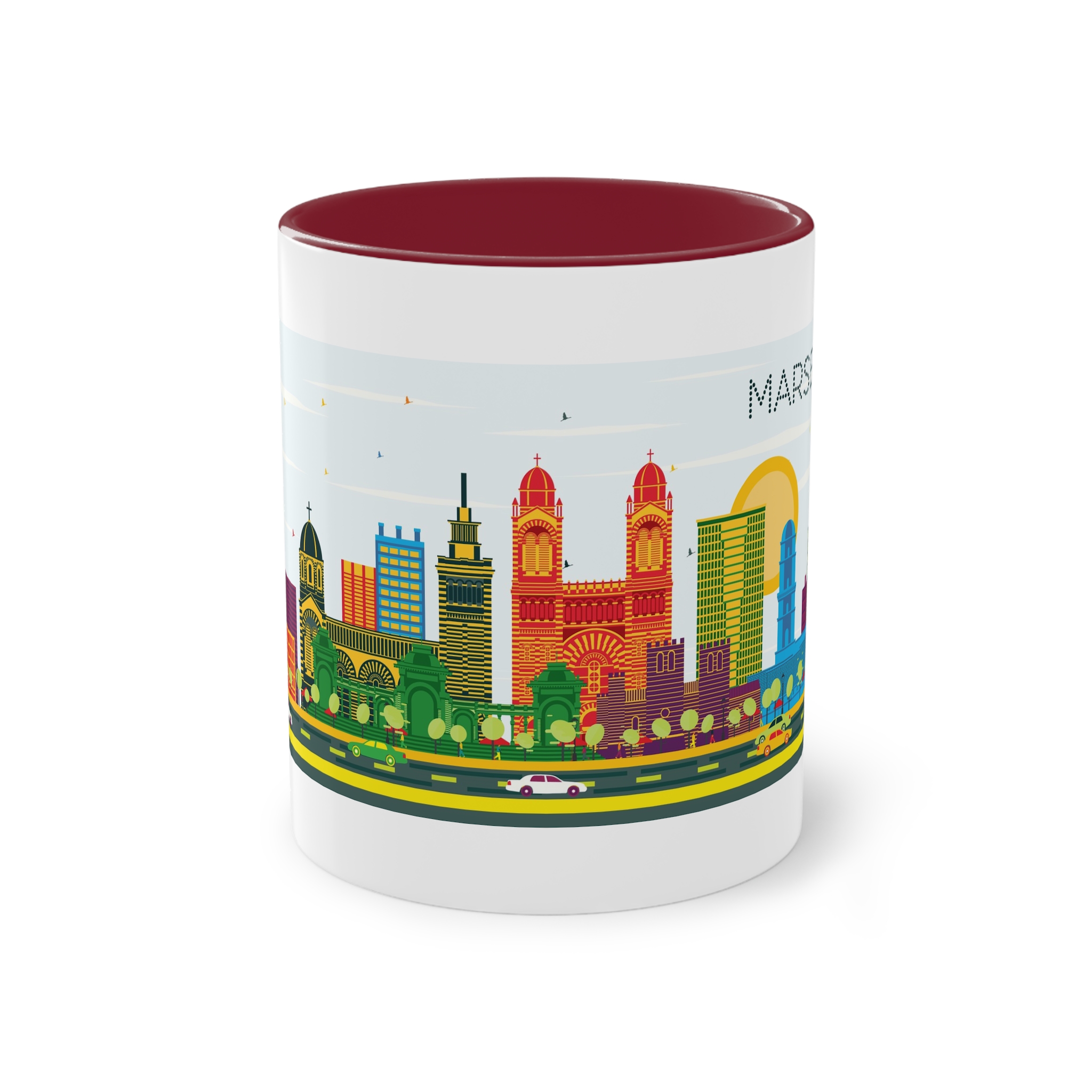 Marseille Color Two Tone Coffee Mug 11oz - Image 5