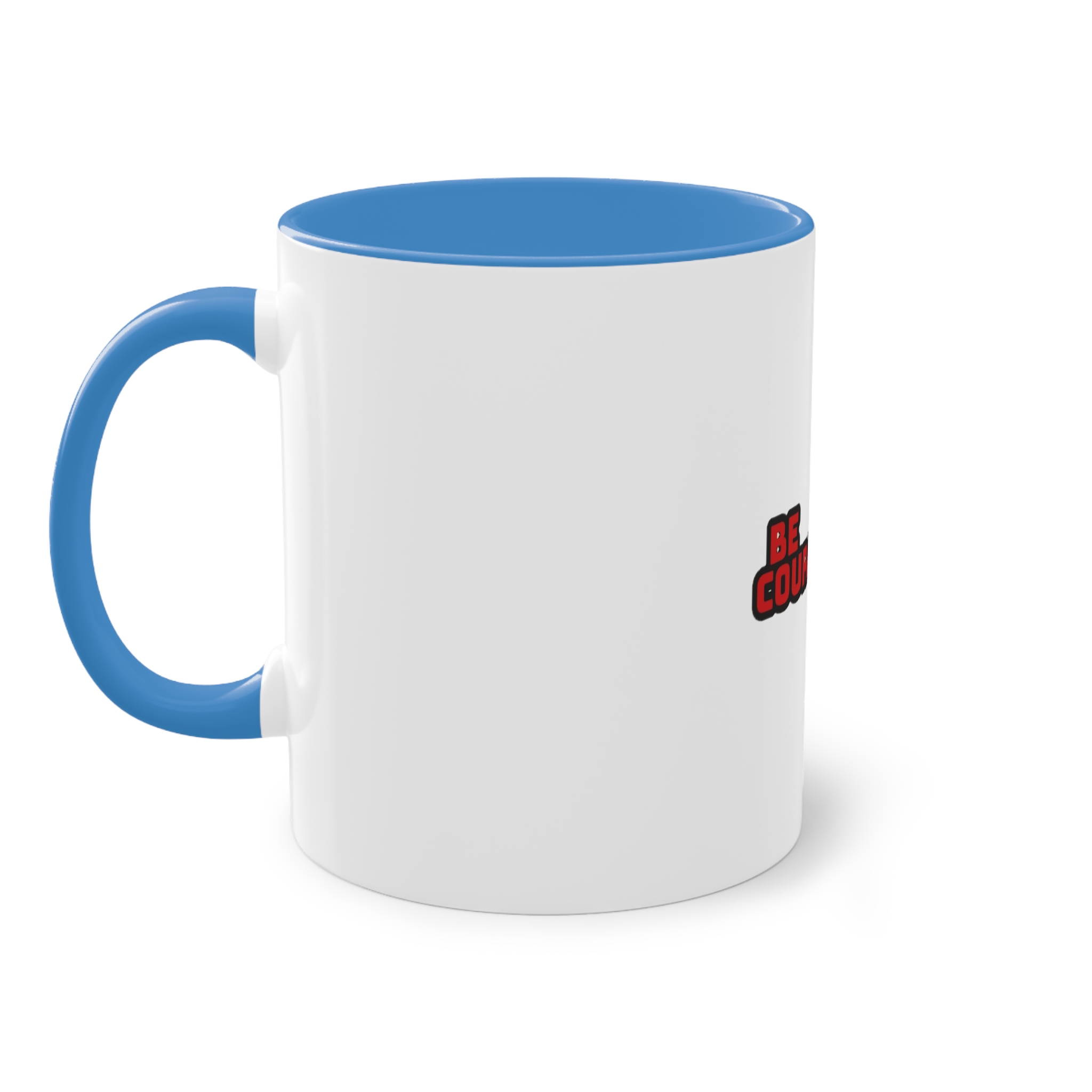 Be Courageous Two Tone Coffee Mug 11oz - Image 35