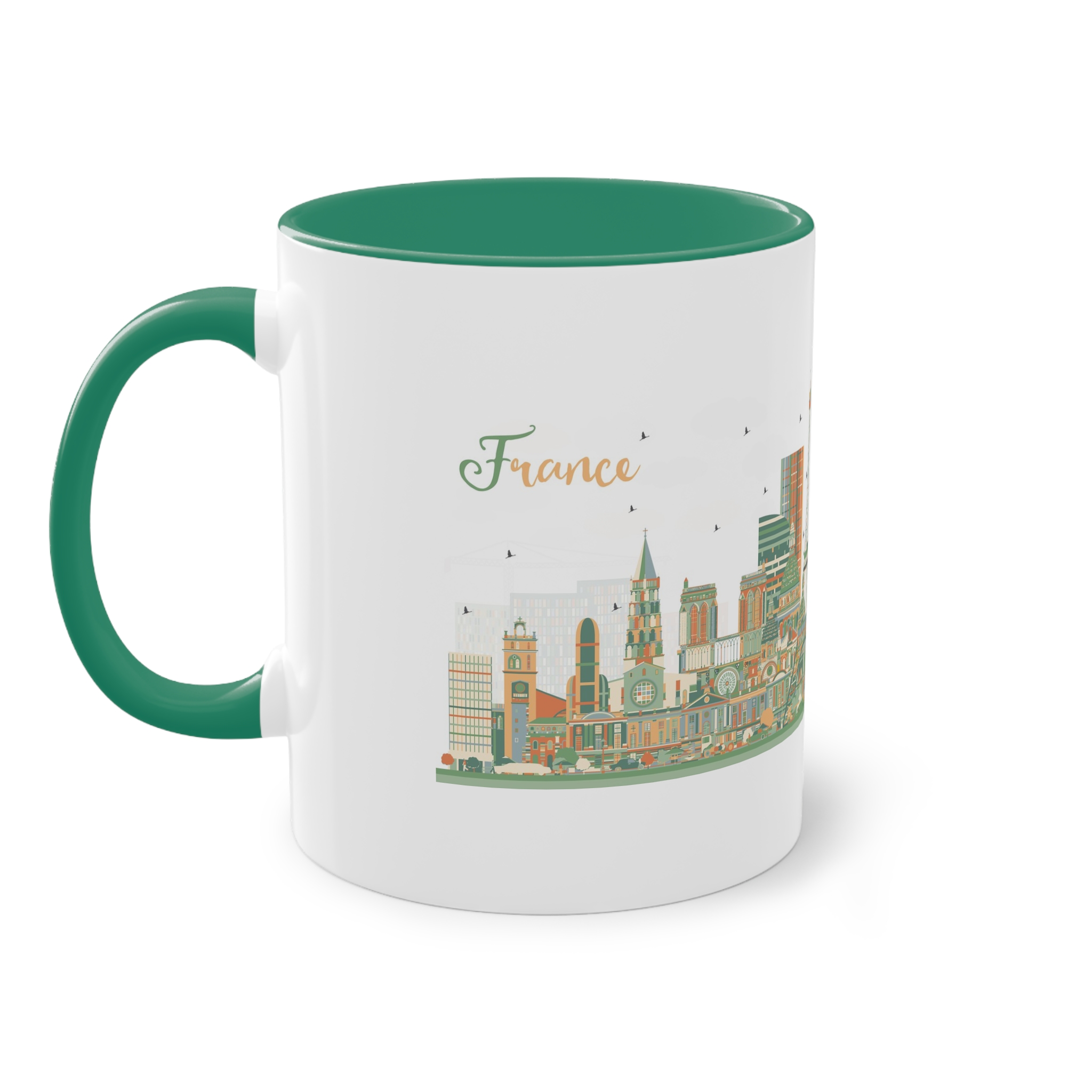 France Ver 1 Two Tone Coffee Mug 11oz - Image 31