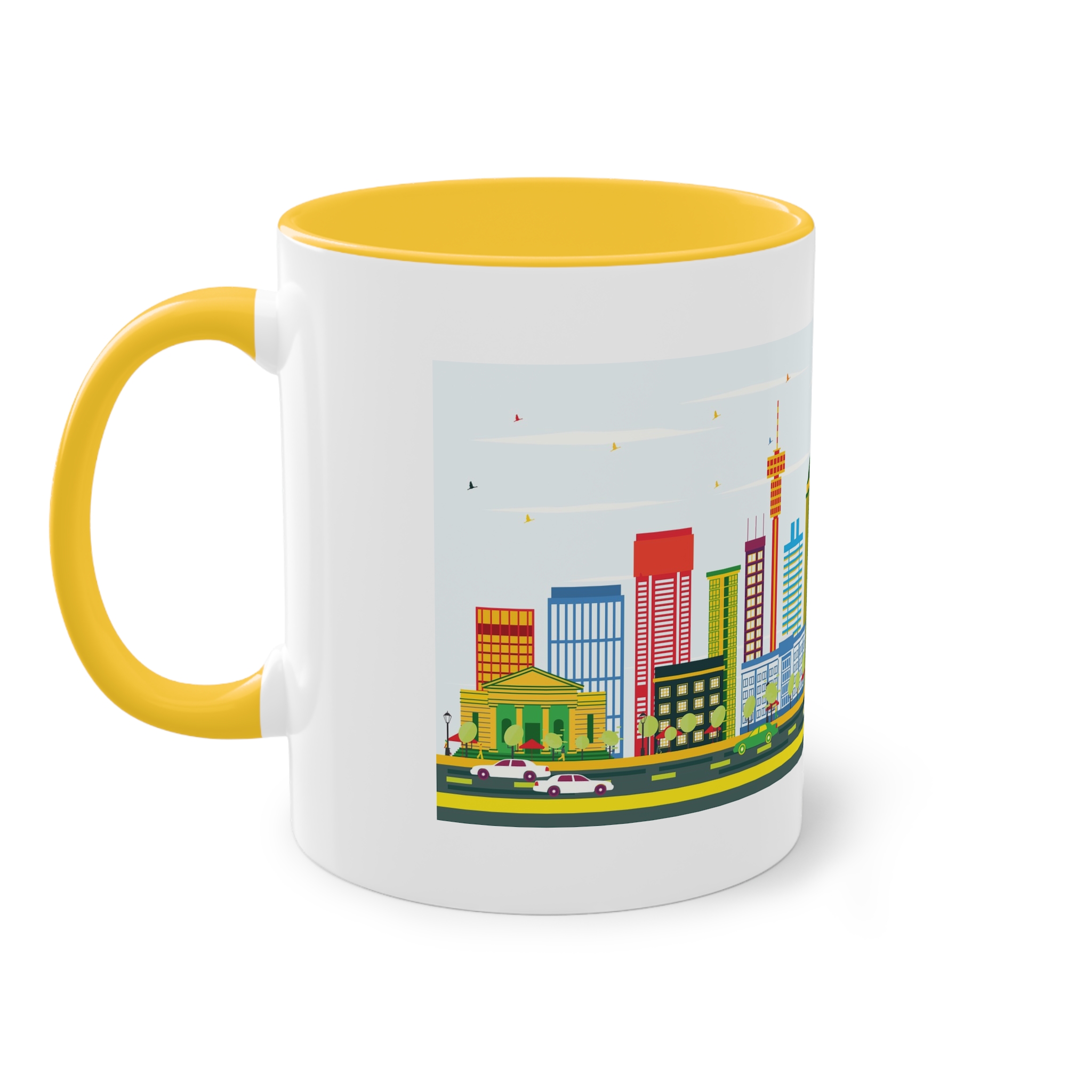 Johannesburg Color Two Tone Coffee Mug 11oz - Image 19