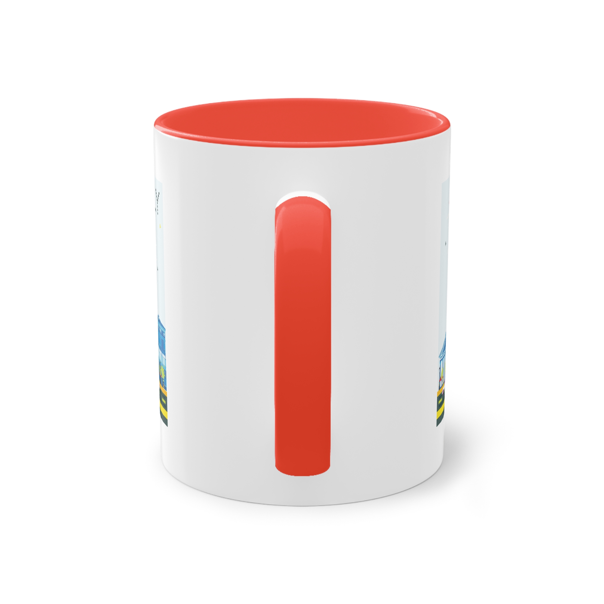 Italy Color Two Tone Coffee Mug 11oz - Image 2