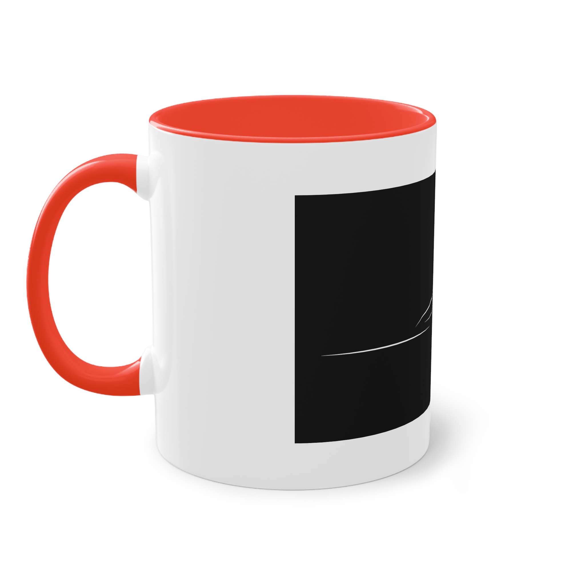 Alines Black Censor Two Tone Coffee Mug 11oz - Image 3