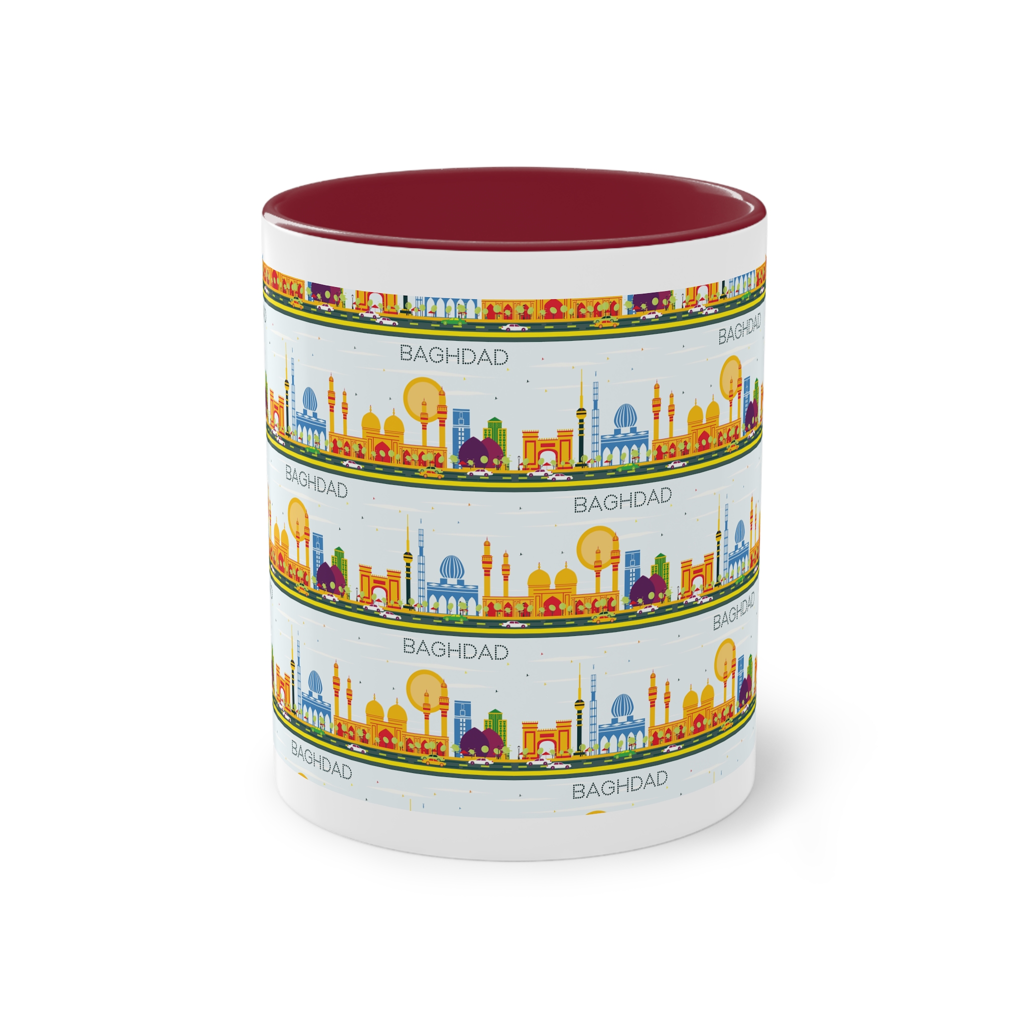 Baghdad Color Two Tone Coffee Mug 11oz - Image 5
