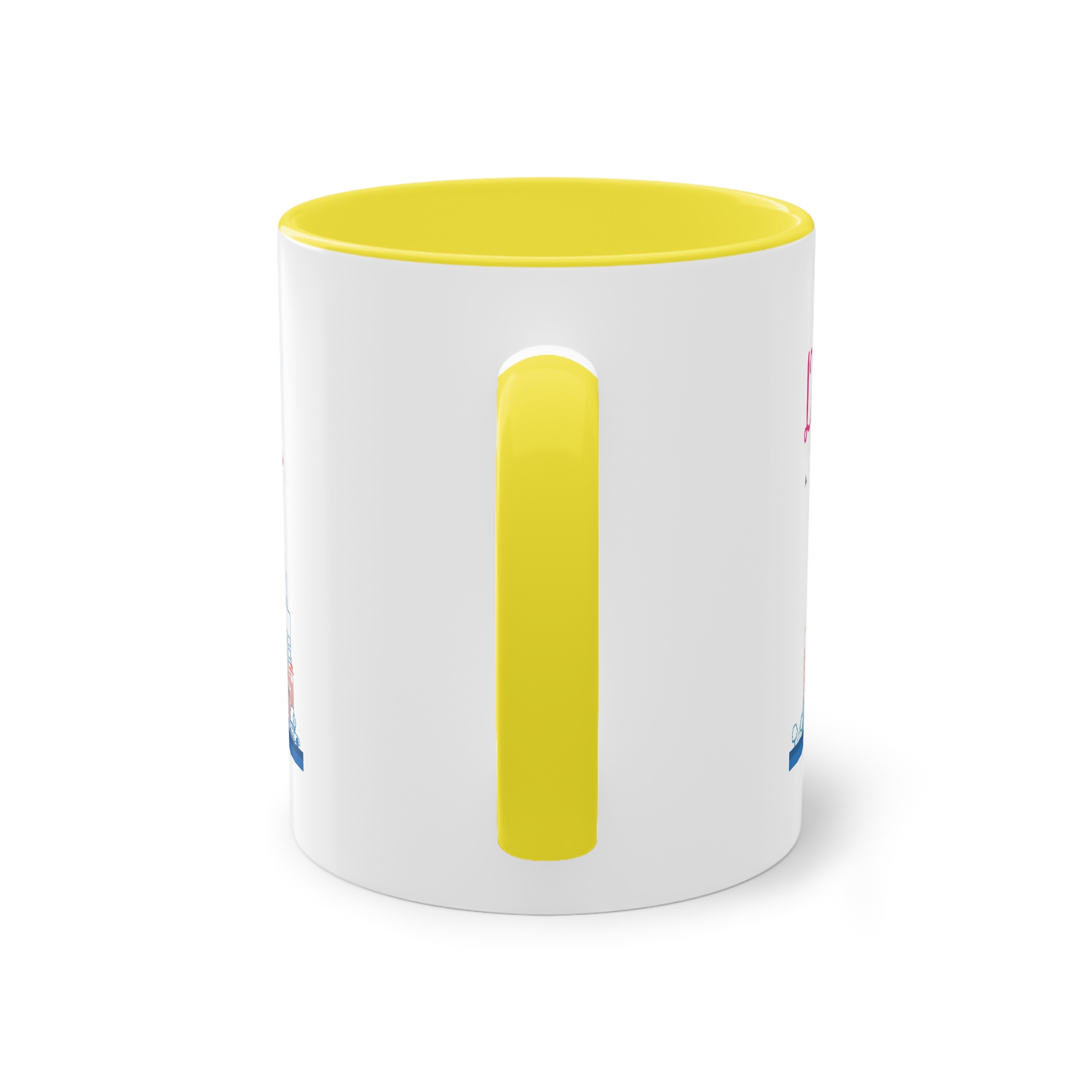 Dubai Outline Color Two Tone Coffee Mug 11oz - Image 22