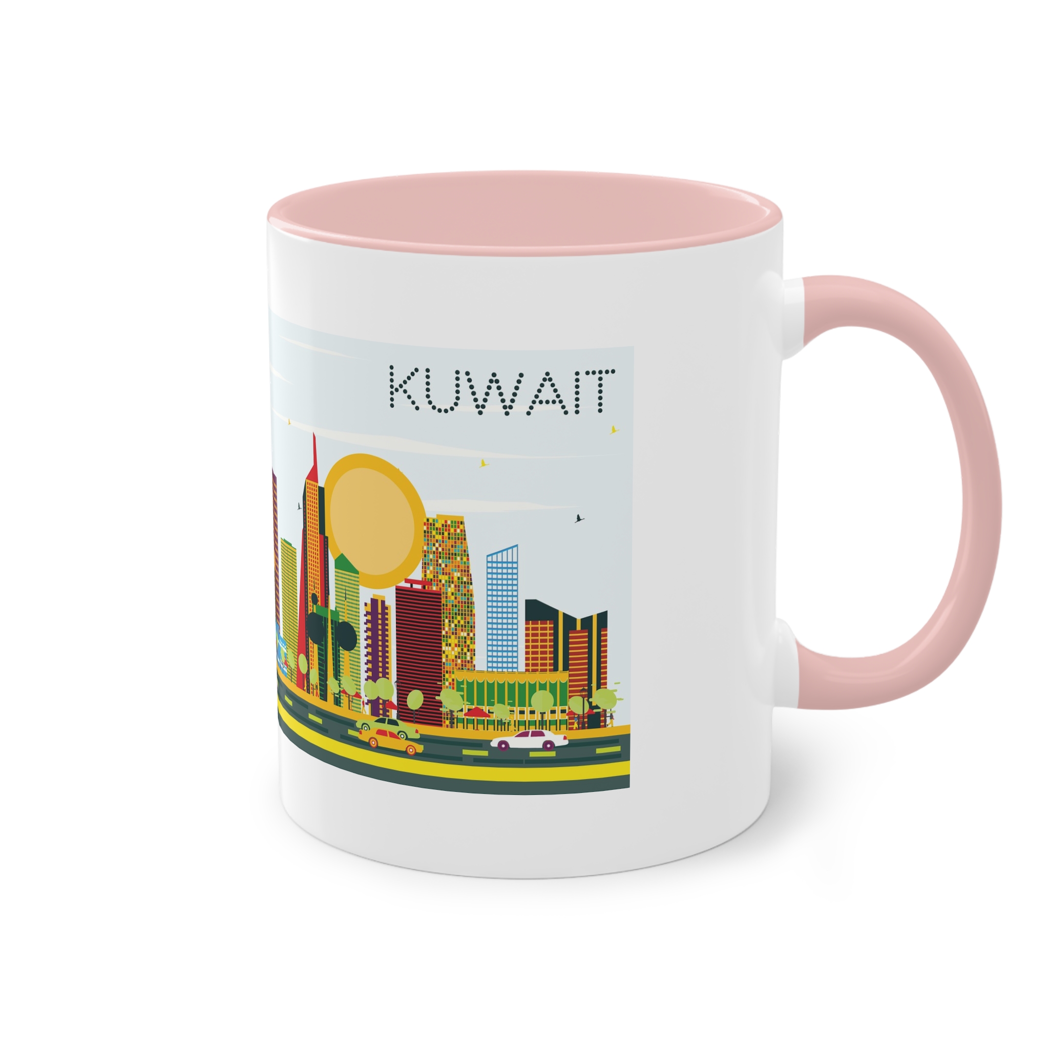 Kuwait Color Two Tone Coffee Mug 11oz - Image 48