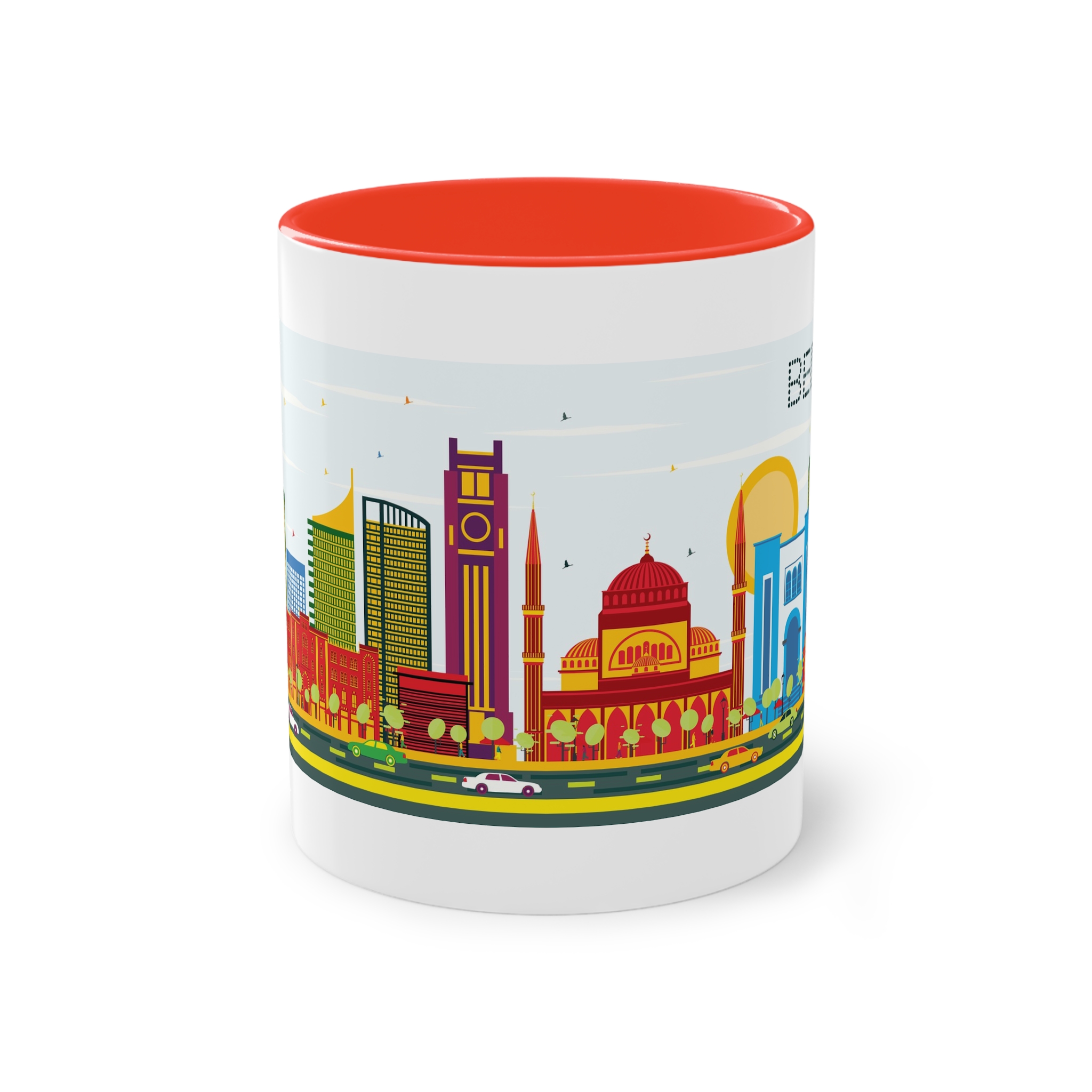Beirut Color Two Tone Coffee Mug 11oz