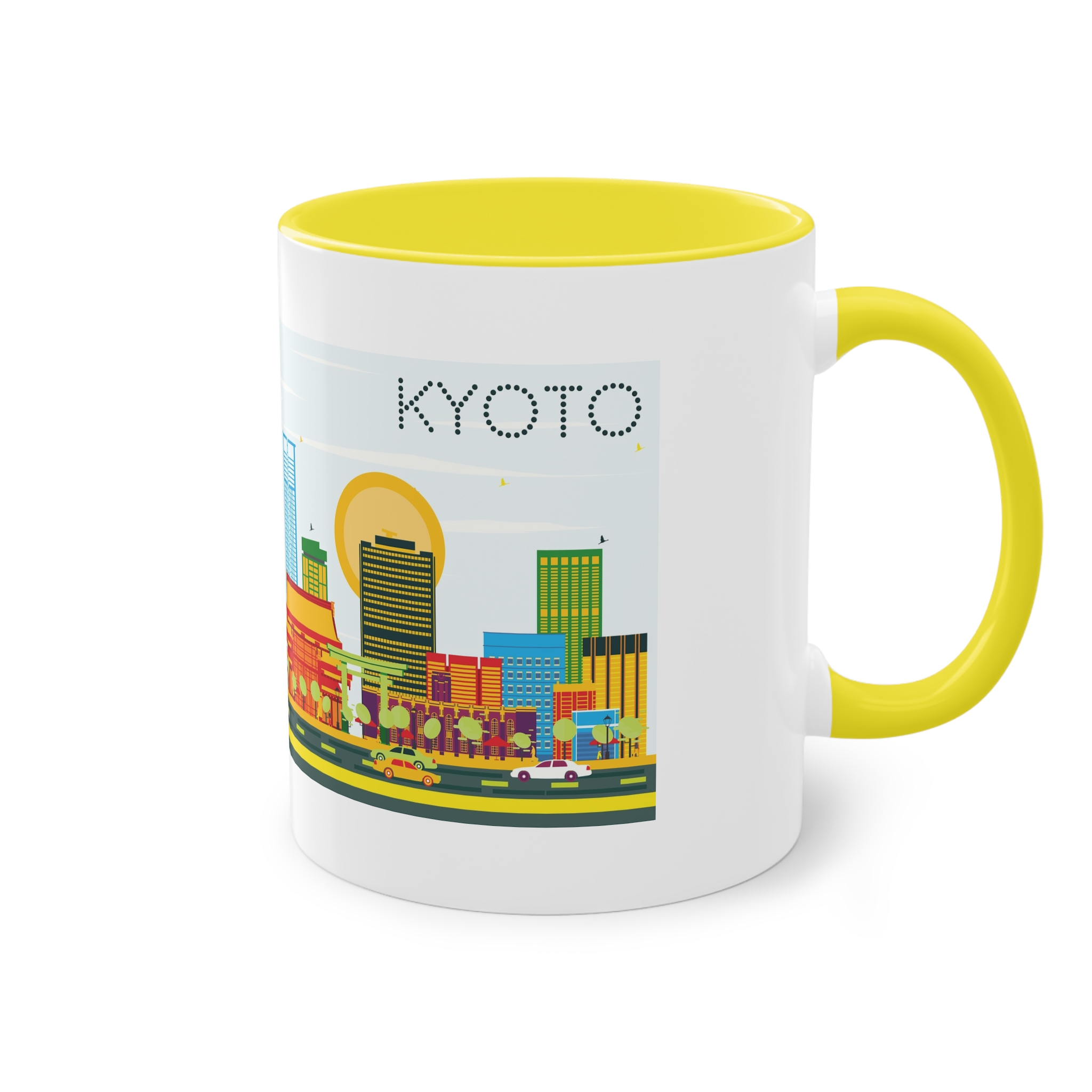Kyoto Color Two Tone Coffee Mug 11oz - Image 24