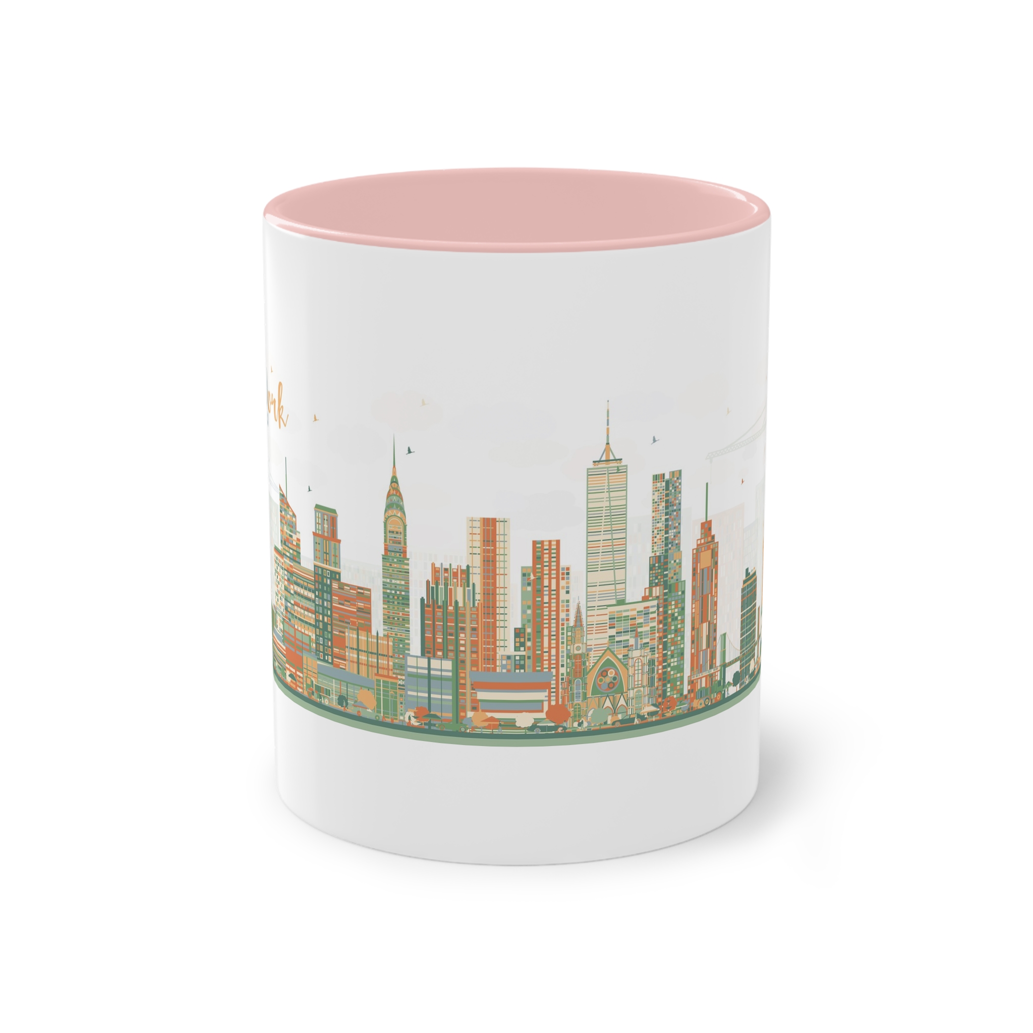 New York New Ver 1 Two Tone Coffee Mug 11oz - Image 45