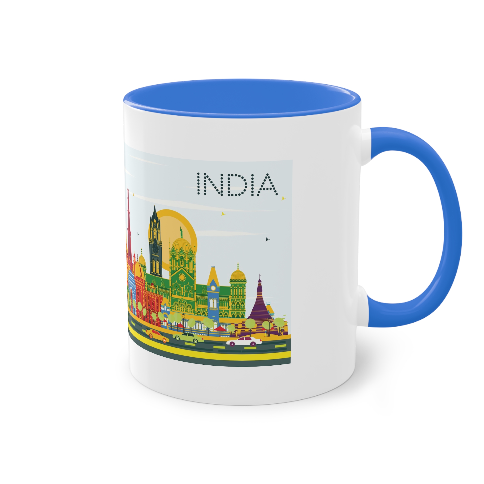 India Color Two Tone Coffee Mug 11oz - Image 40