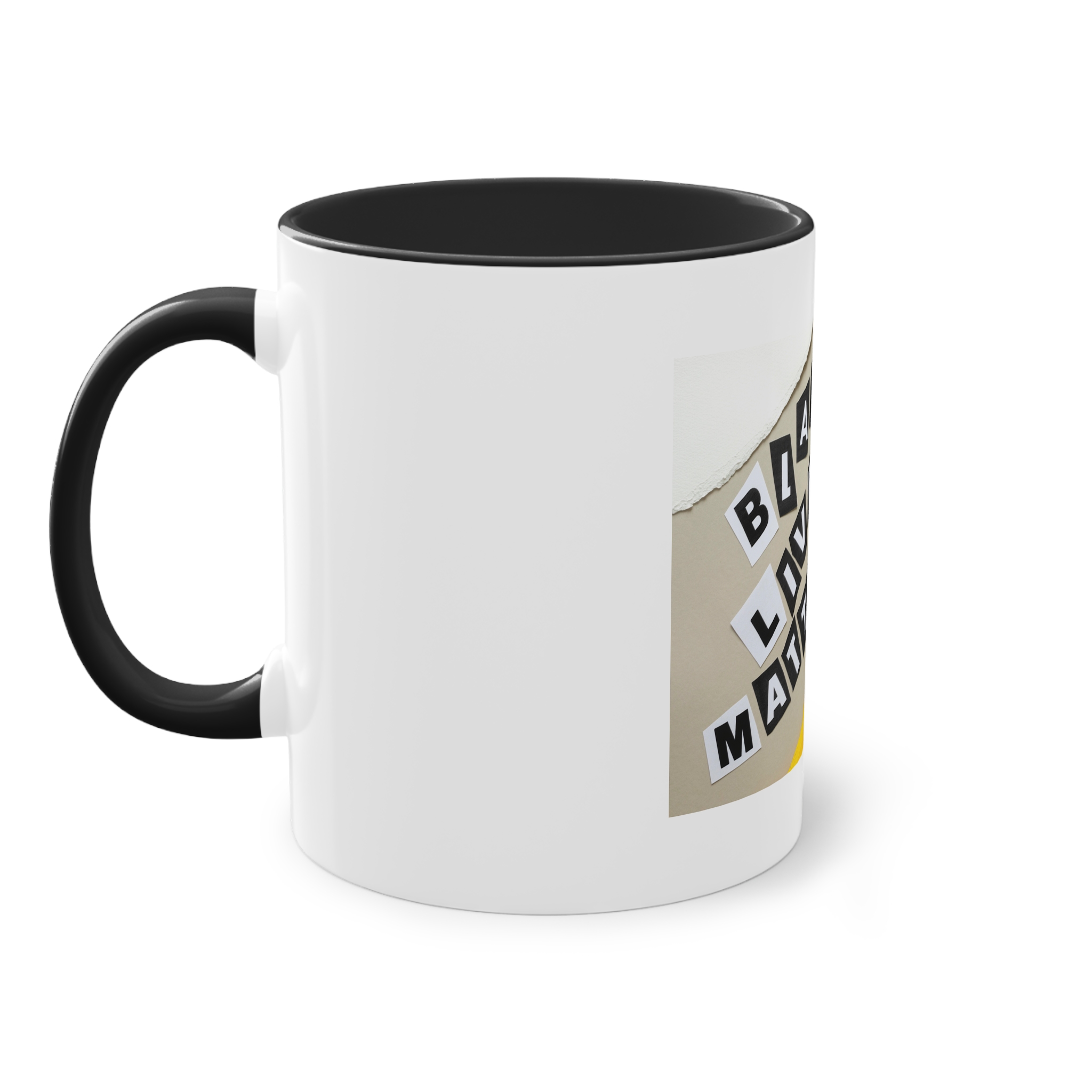 Black Lives Matter Collage Two Tone Coffee Mug 11oz - Image 11