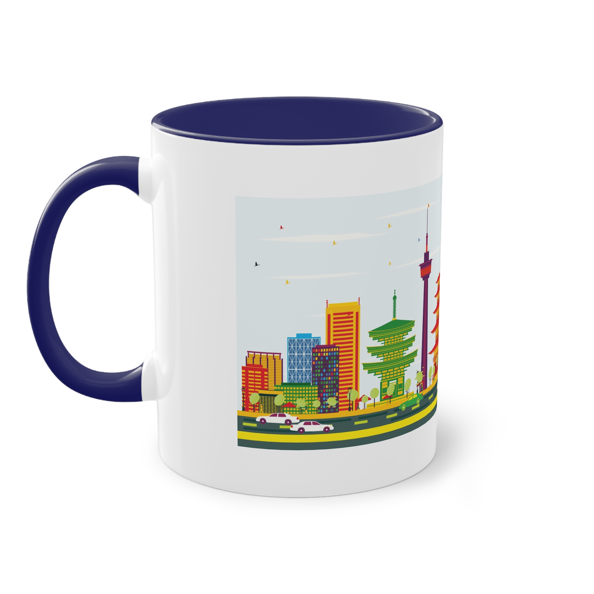 Kyoto Color Two Tone Coffee Mug 11oz - Image 43