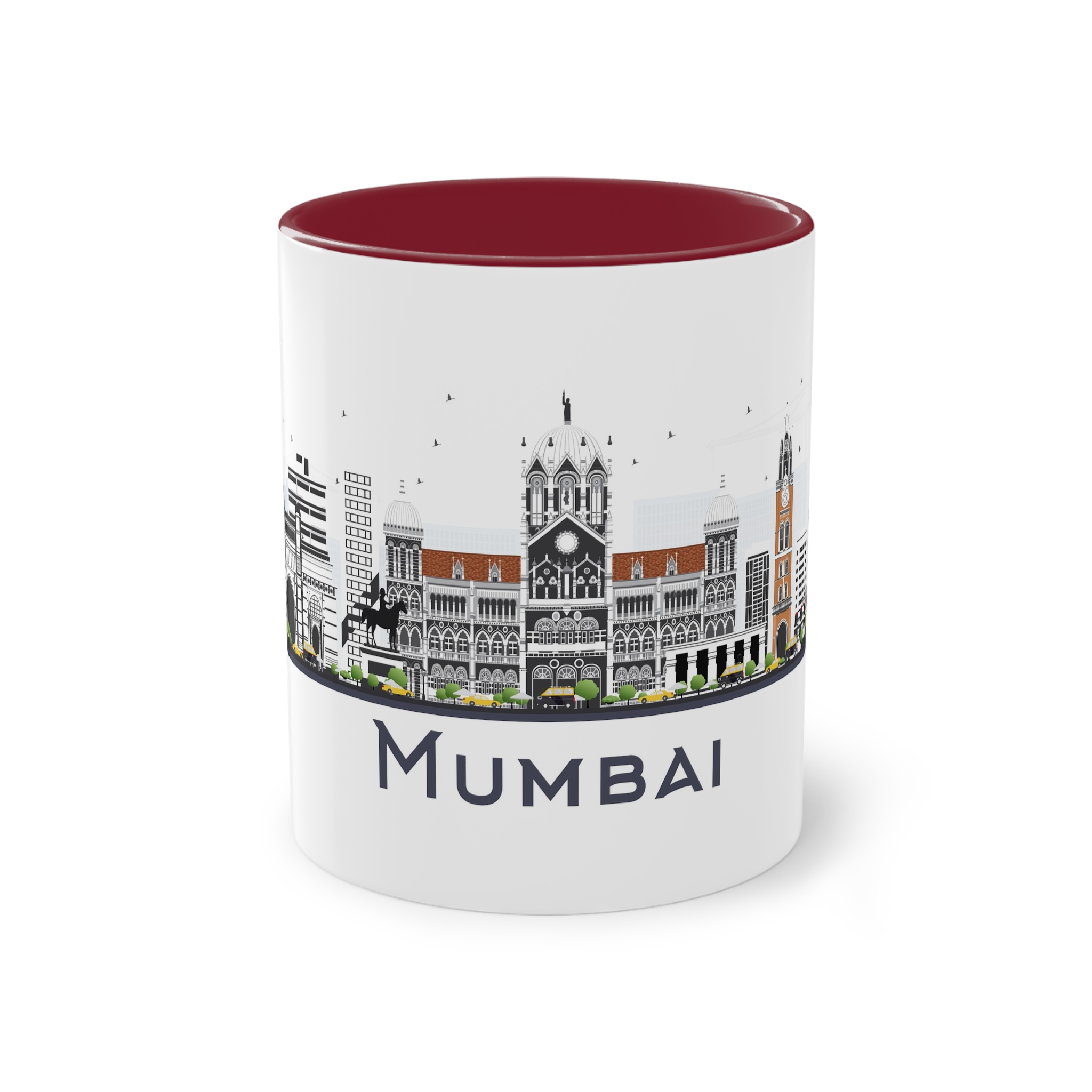 Mumbai Isolated Two Tone Coffee Mug 11oz - Image 5