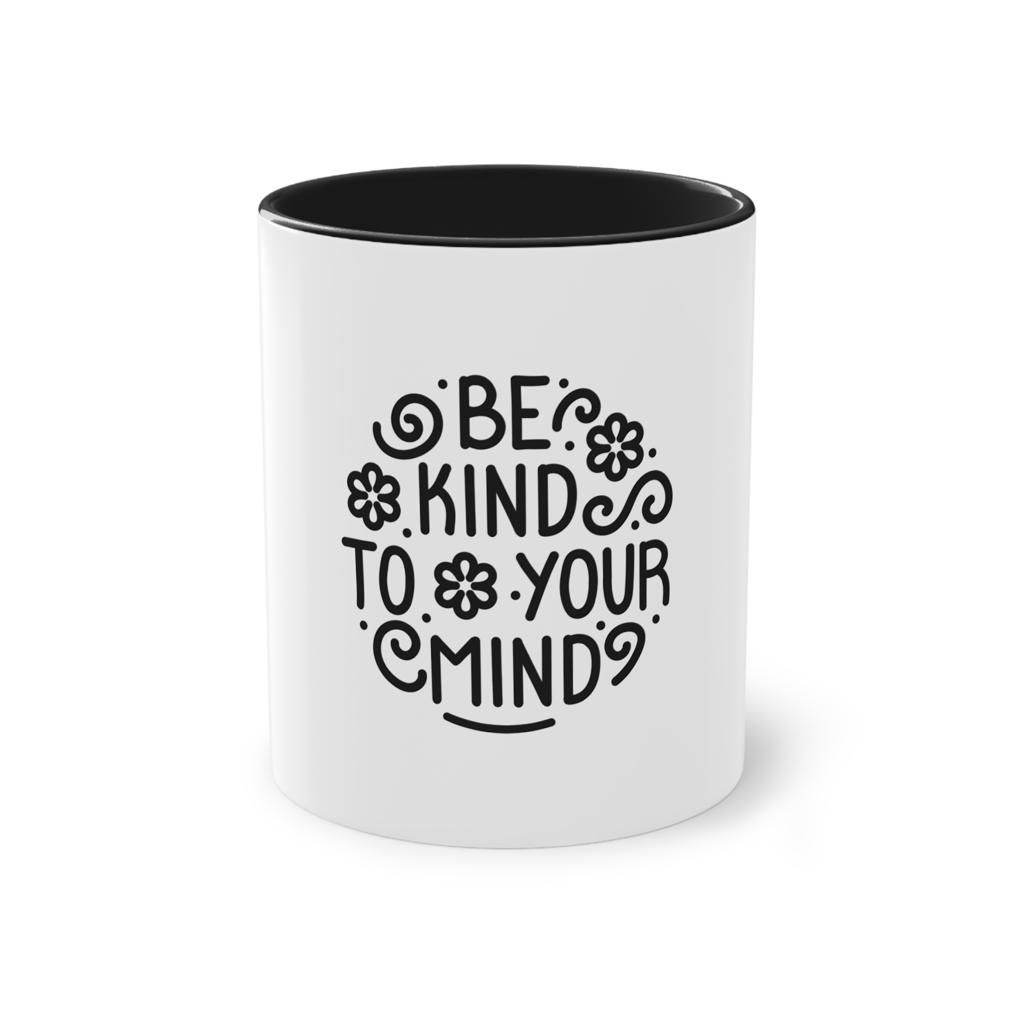Be Kind To You Mind Two Tone Coffee Mug 11oz - Image 9