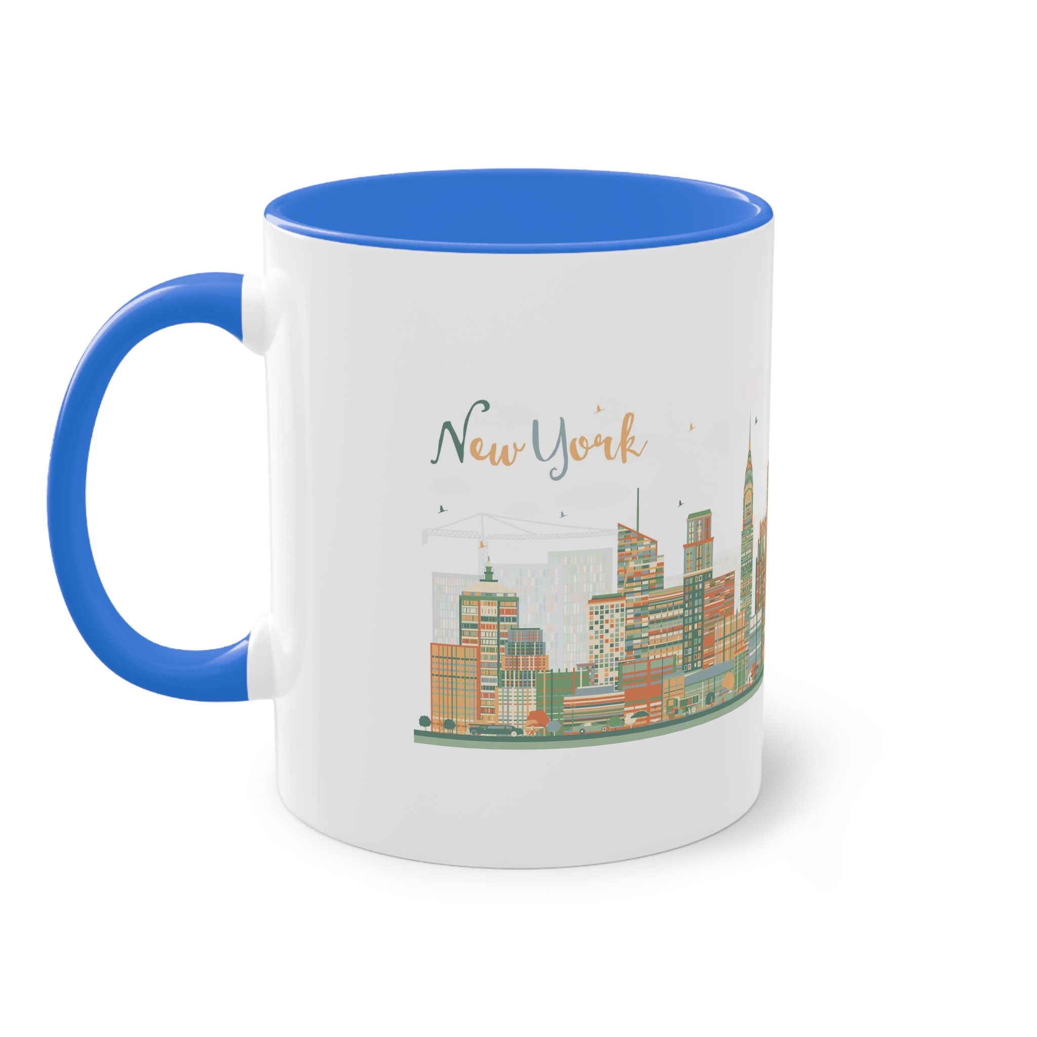 New York New Ver 1 Two Tone Coffee Mug 11oz - Image 39