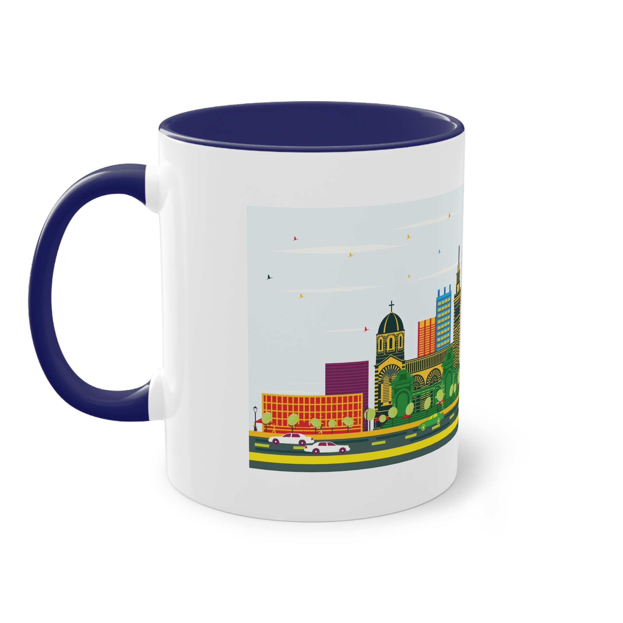 Marseille Color Two Tone Coffee Mug 11oz - Image 43