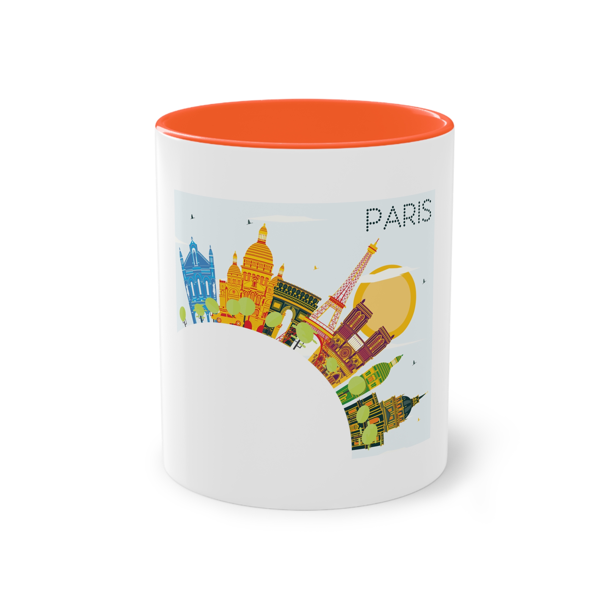 Paris Color Corner Cloud Two Tone Coffee Mug 11oz - Image 13