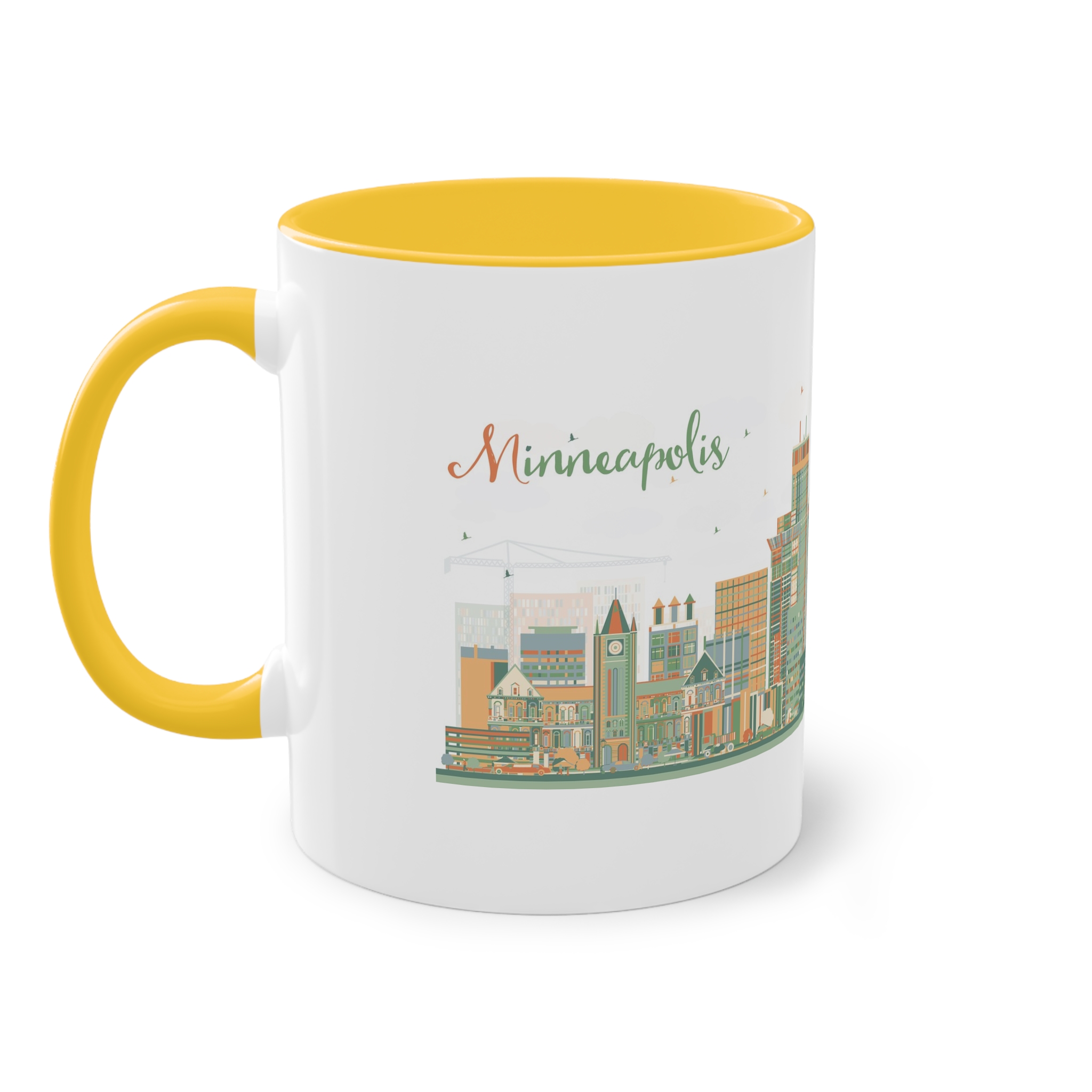 Minneapolis Ver 1 Two Tone Coffee Mug 11oz - Image 19