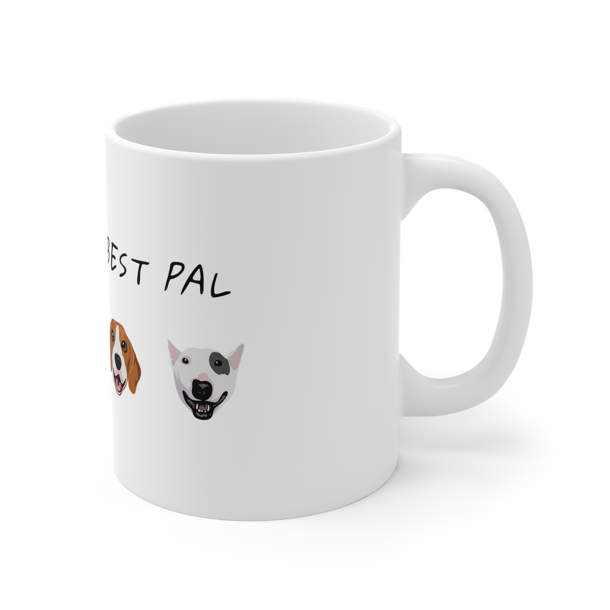 Pick Your Best Pal 11oz White Mug - Image 3