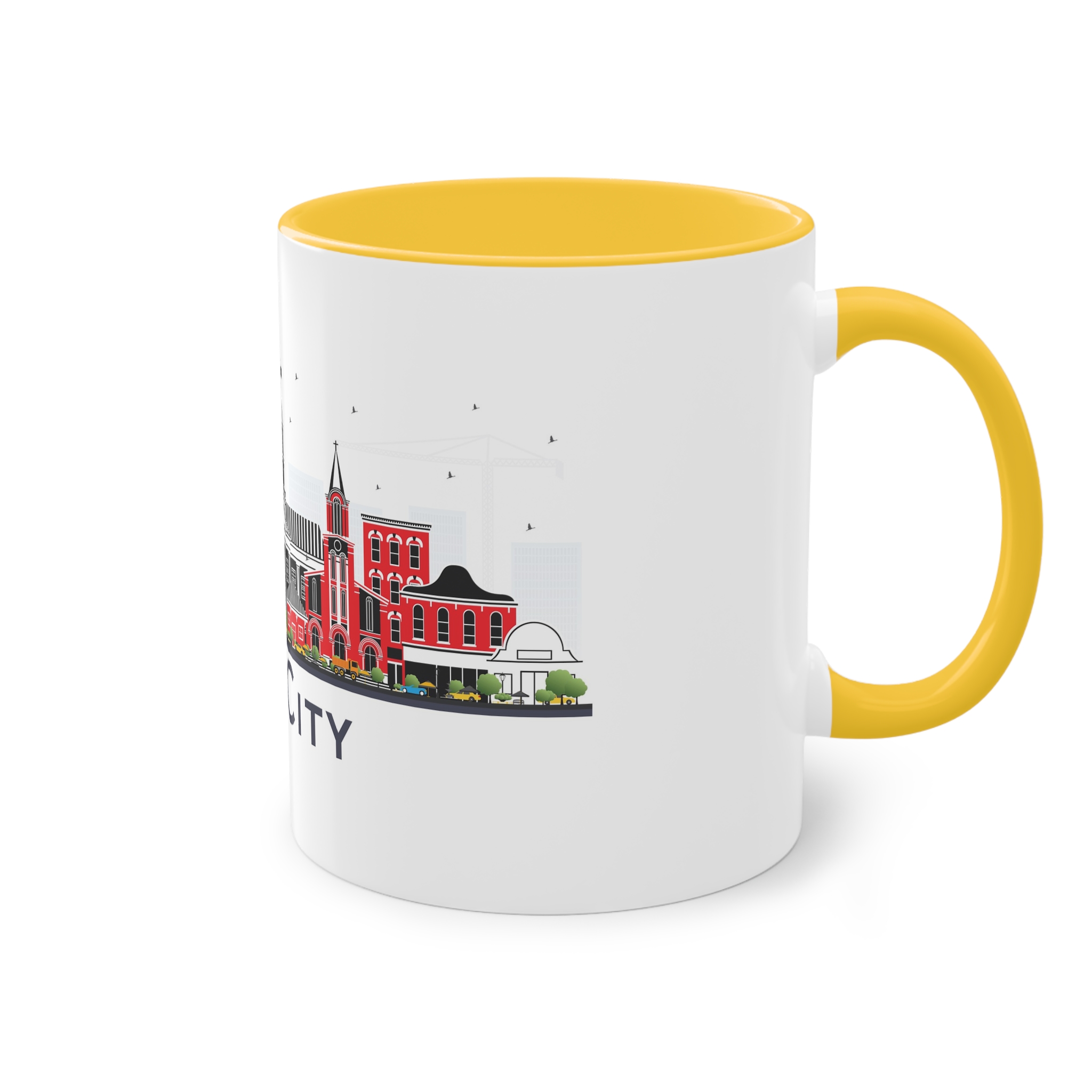Iowa City Isolated Two Tone Coffee Mug 11oz - Image 20