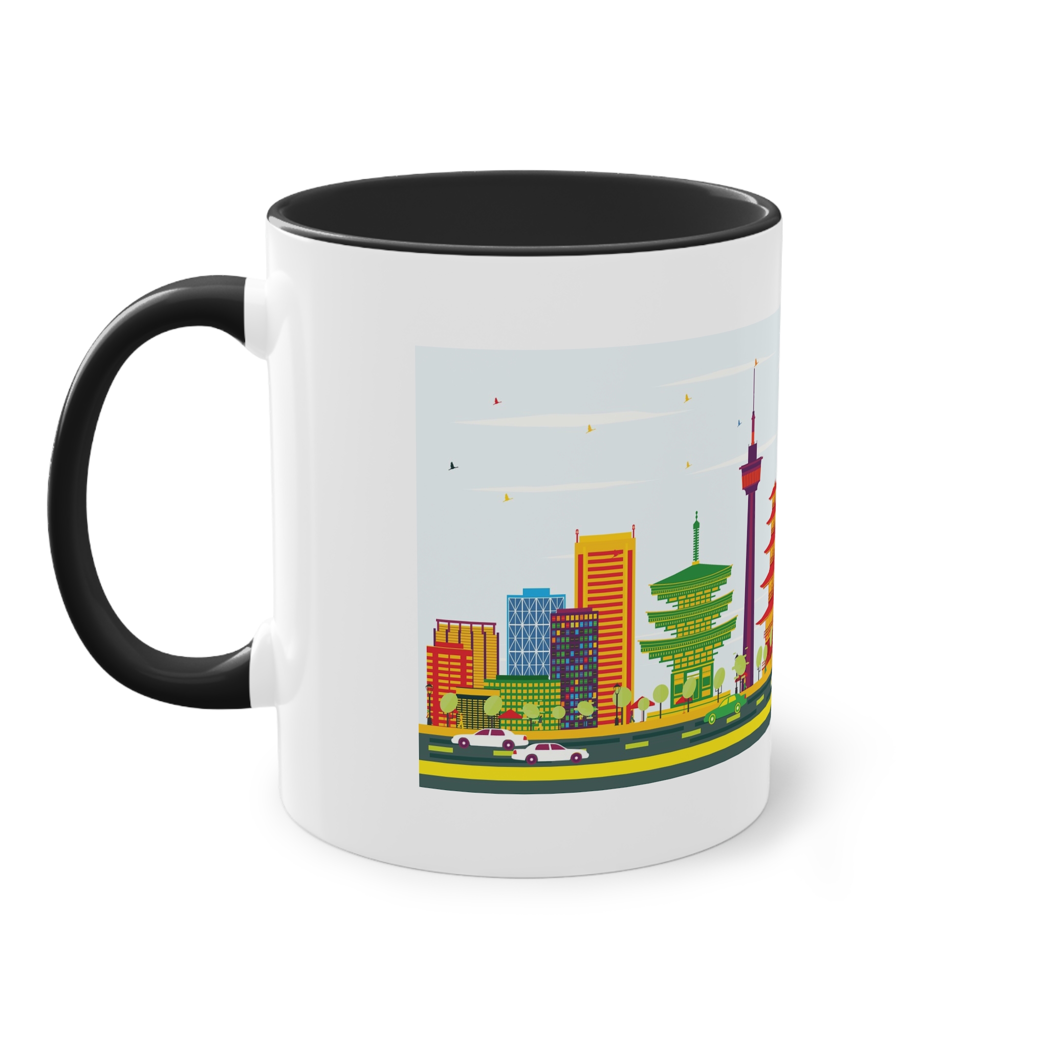 Kyoto Color Two Tone Coffee Mug 11oz - Image 11