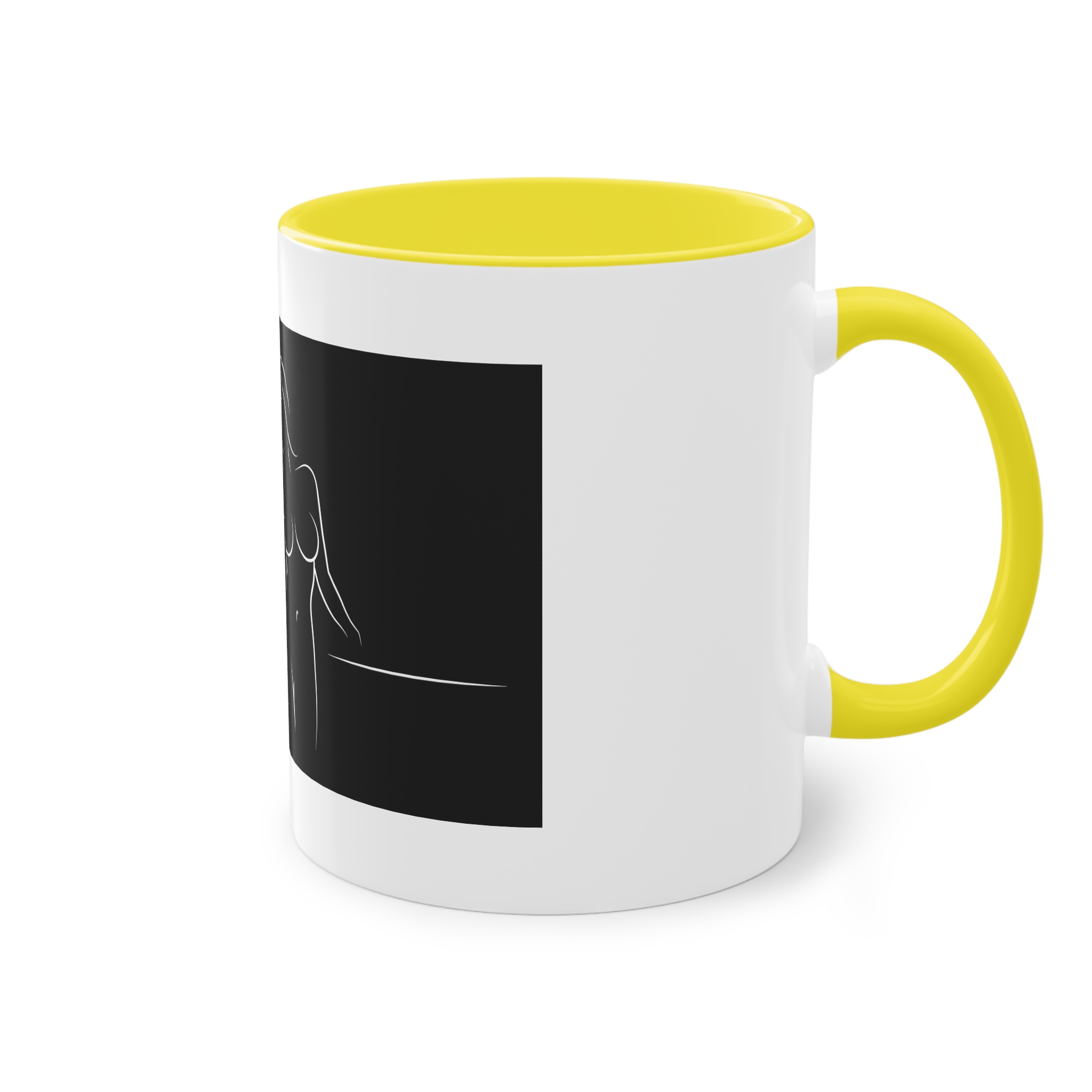 Alines Black Censor Two Tone Coffee Mug 11oz - Image 24