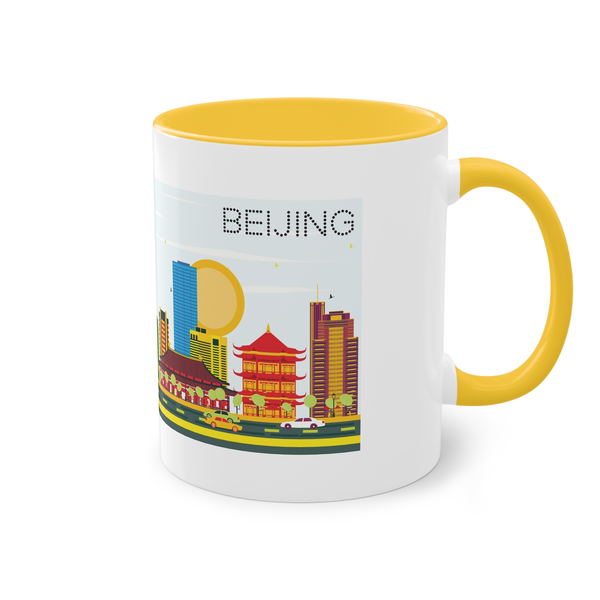 Beijing Color Two Tone Coffee Mug 11oz - Image 20