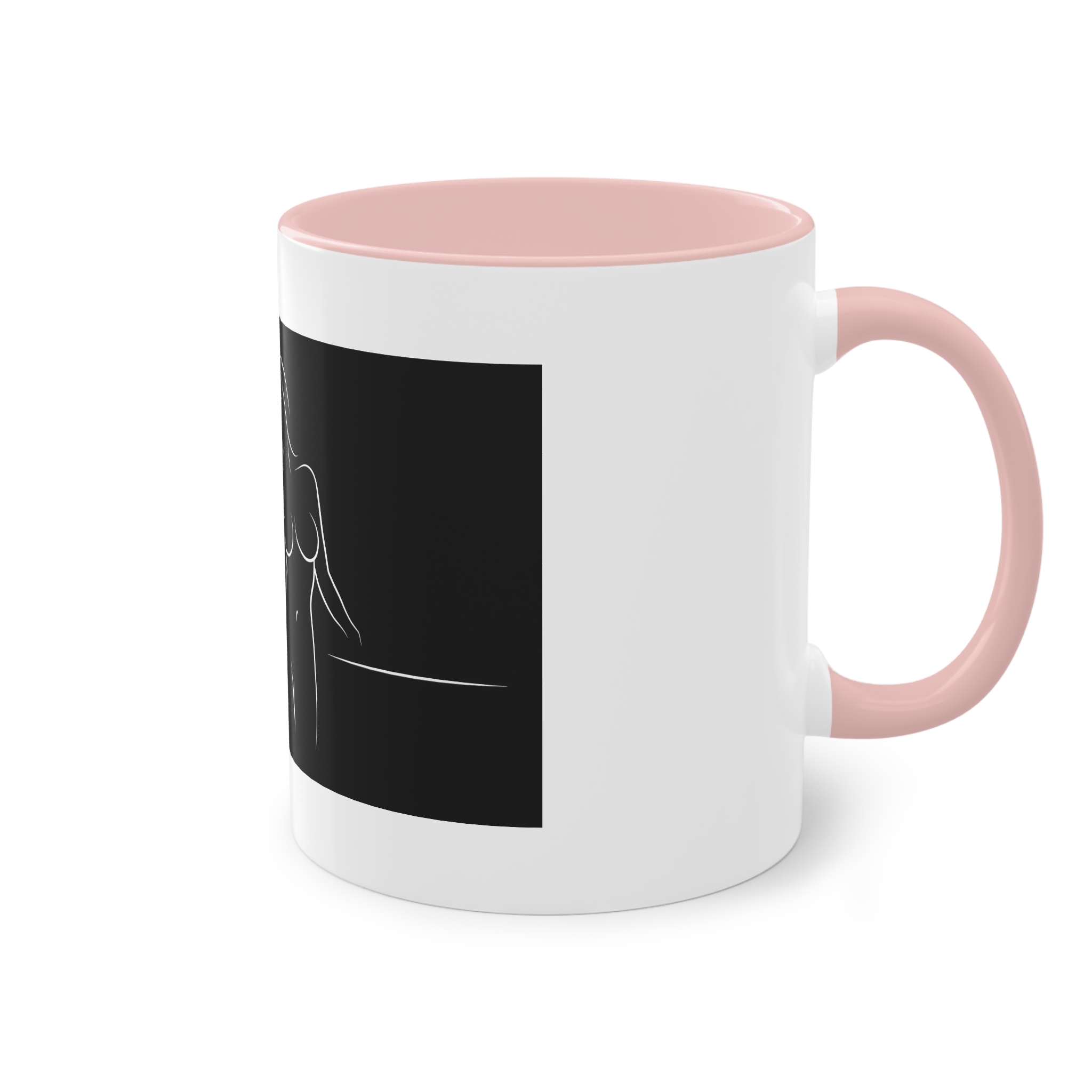 Alines Black Censor Two Tone Coffee Mug 11oz - Image 48