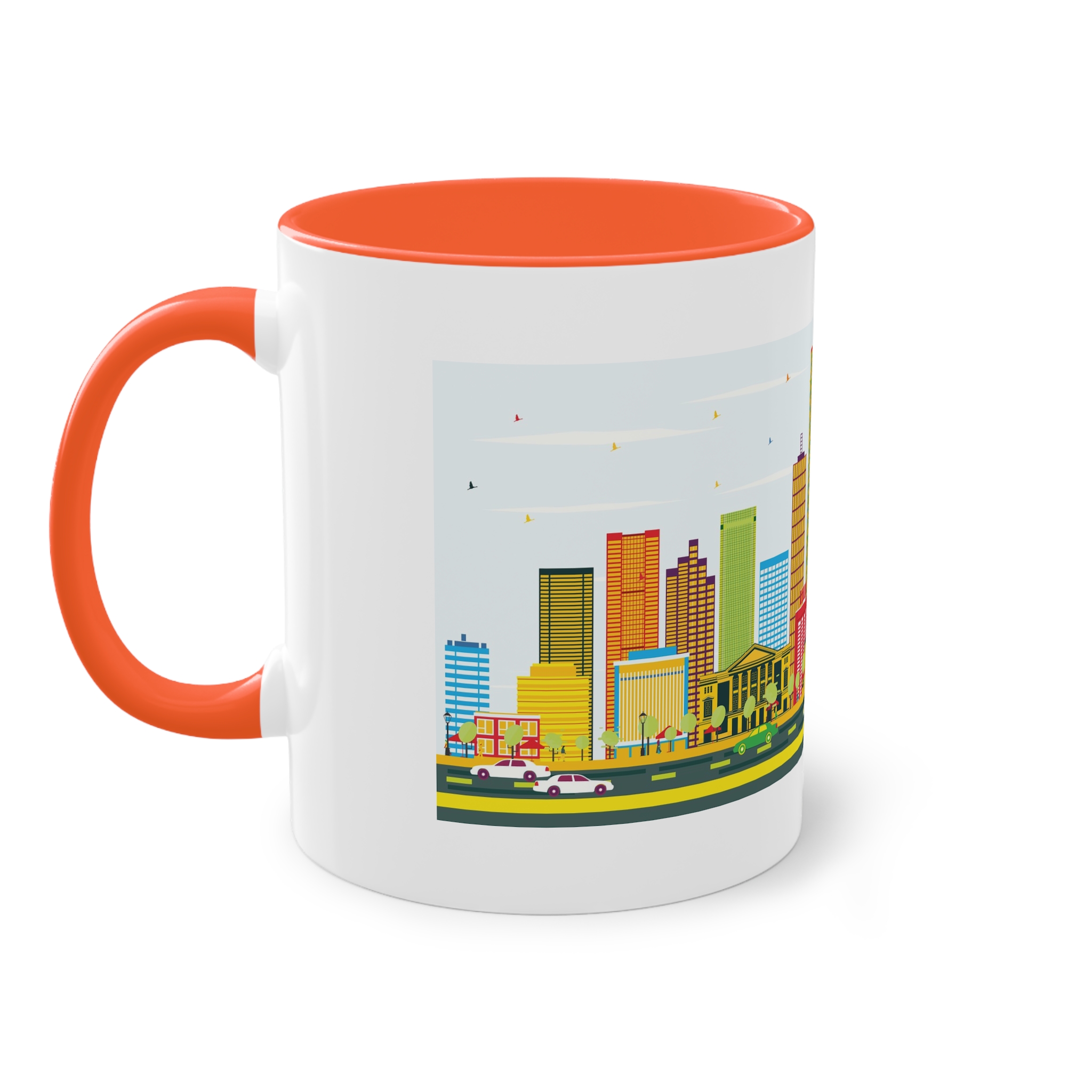 Dallas Color Two Tone Coffee Mug 11oz - Image 15