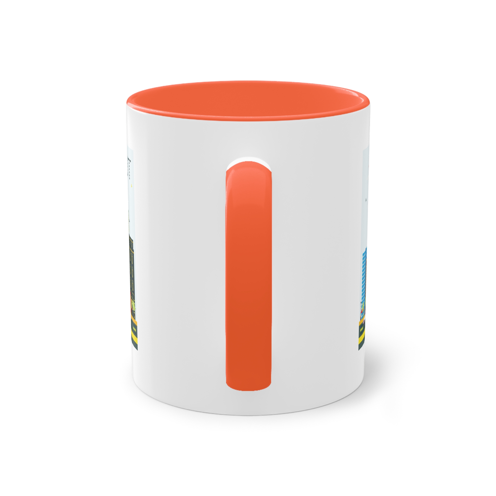 Beirut Color Two Tone Coffee Mug 11oz - Image 14
