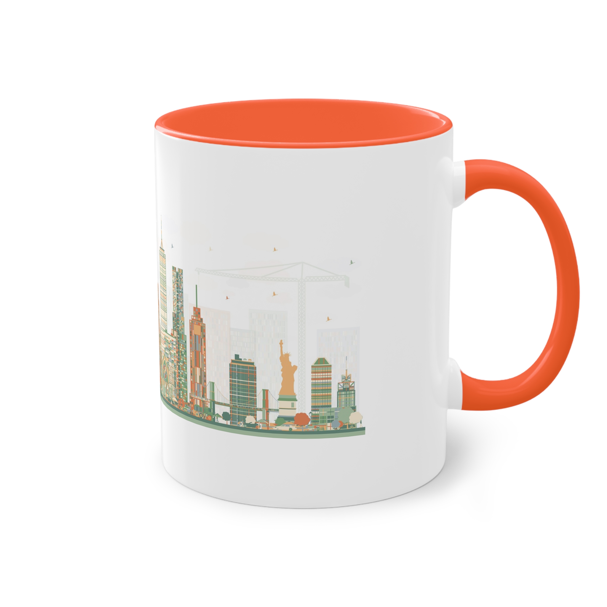 New York New Ver 1 Two Tone Coffee Mug 11oz - Image 16