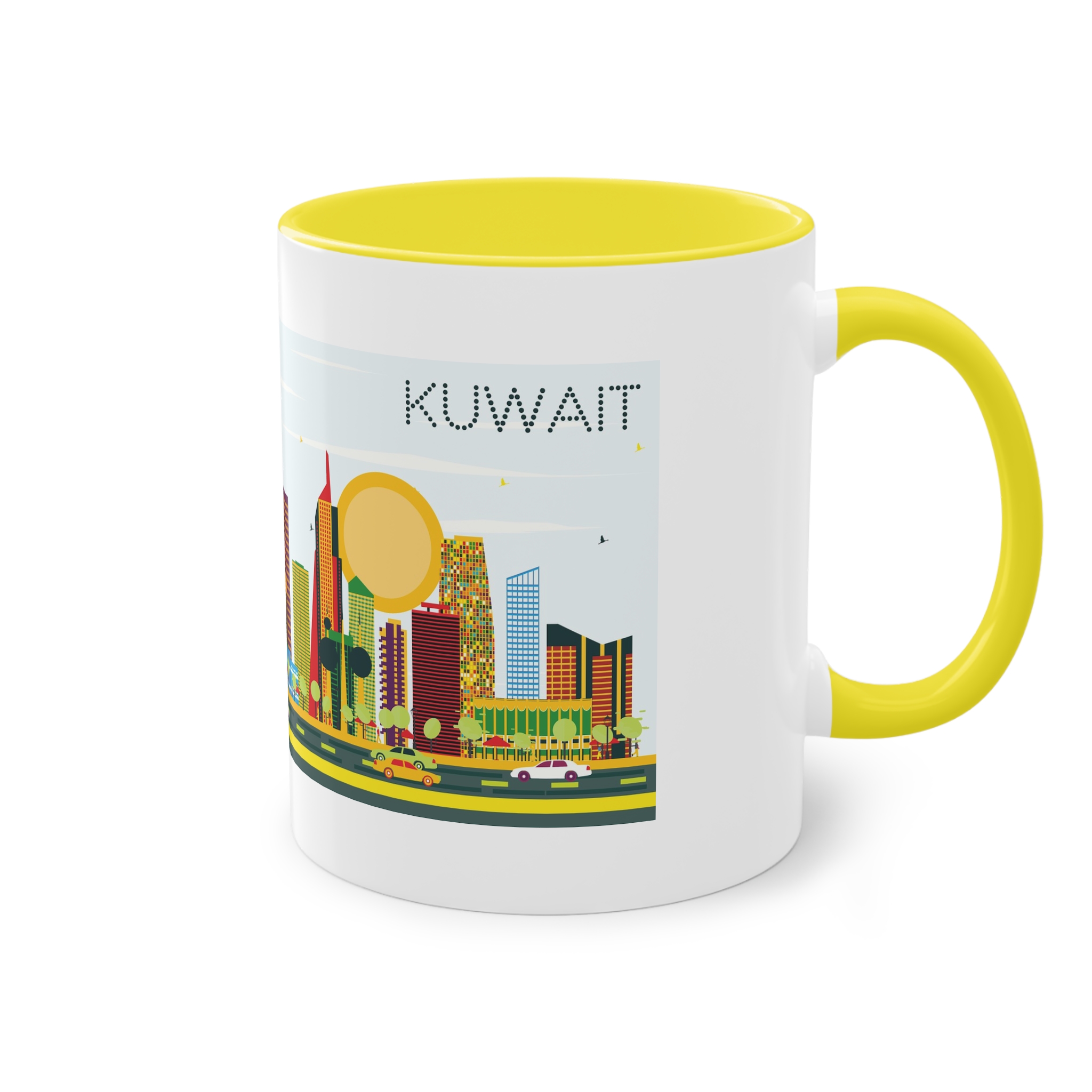 Kuwait Color Two Tone Coffee Mug 11oz - Image 24